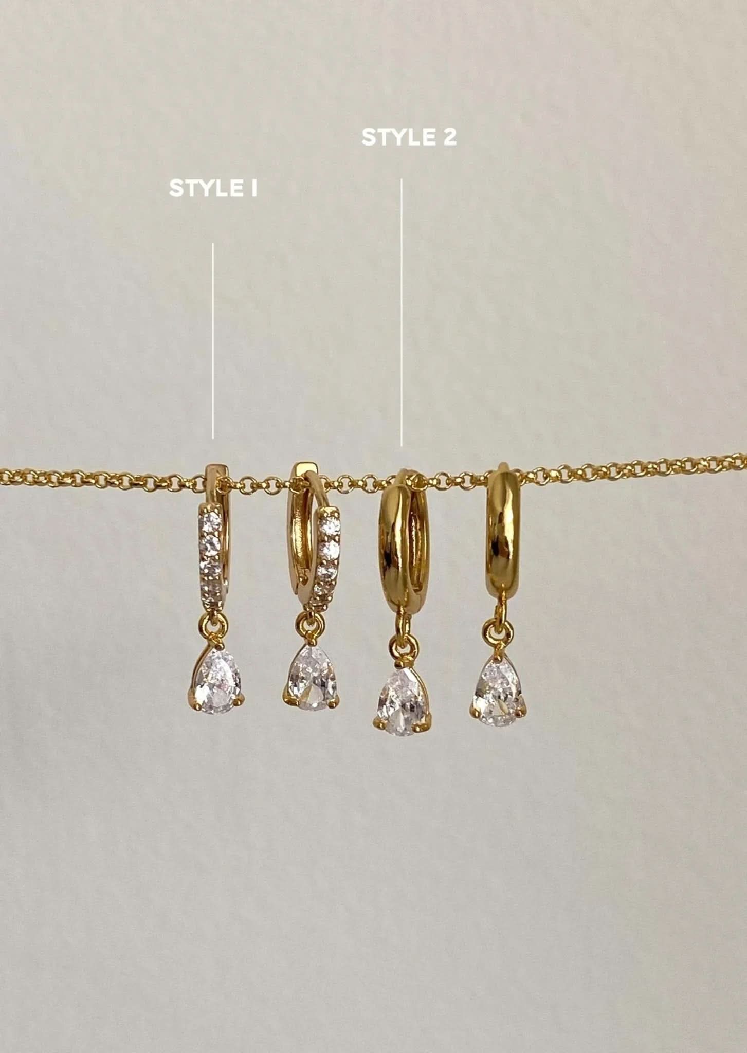 Lou Earrings - Gold - AYUNA