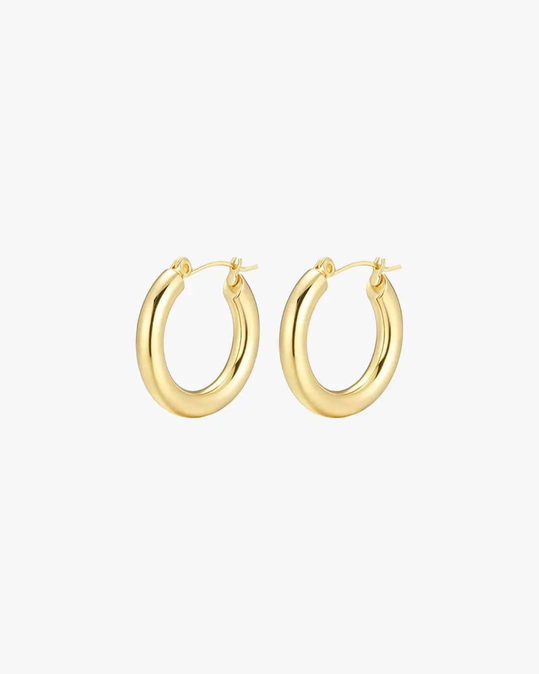 Lucia Hoops - Gold - AYUNA