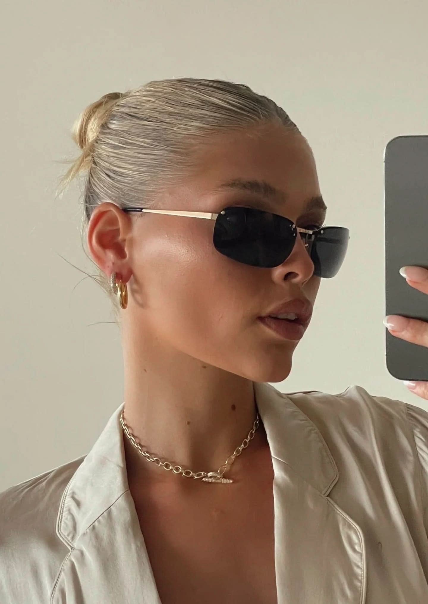 Lucia Hoops - Gold - AYUNA