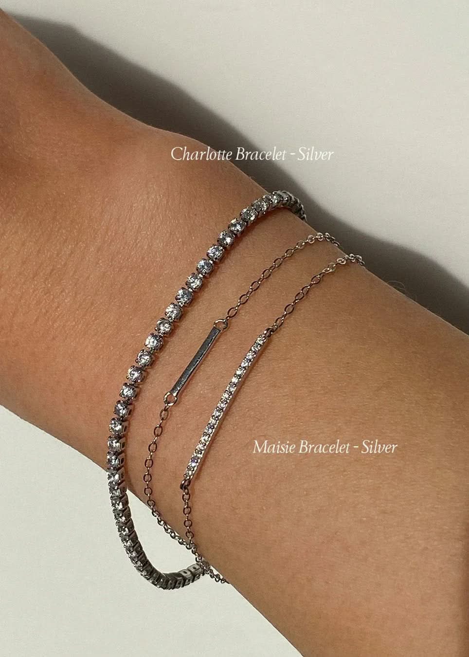 Maisie Bracelet - Silver - AYUNA