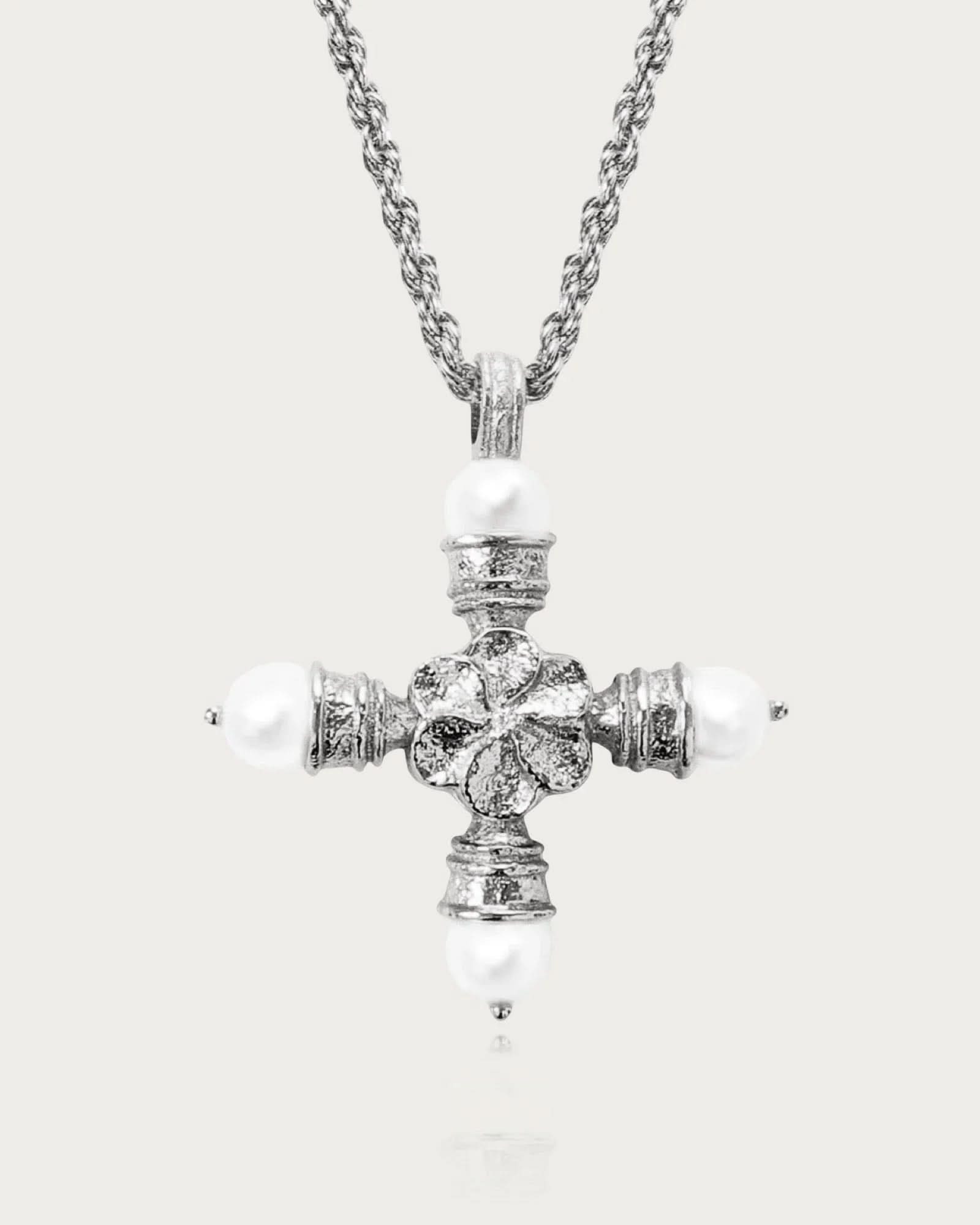 Molten Cross Necklace - AYUNA