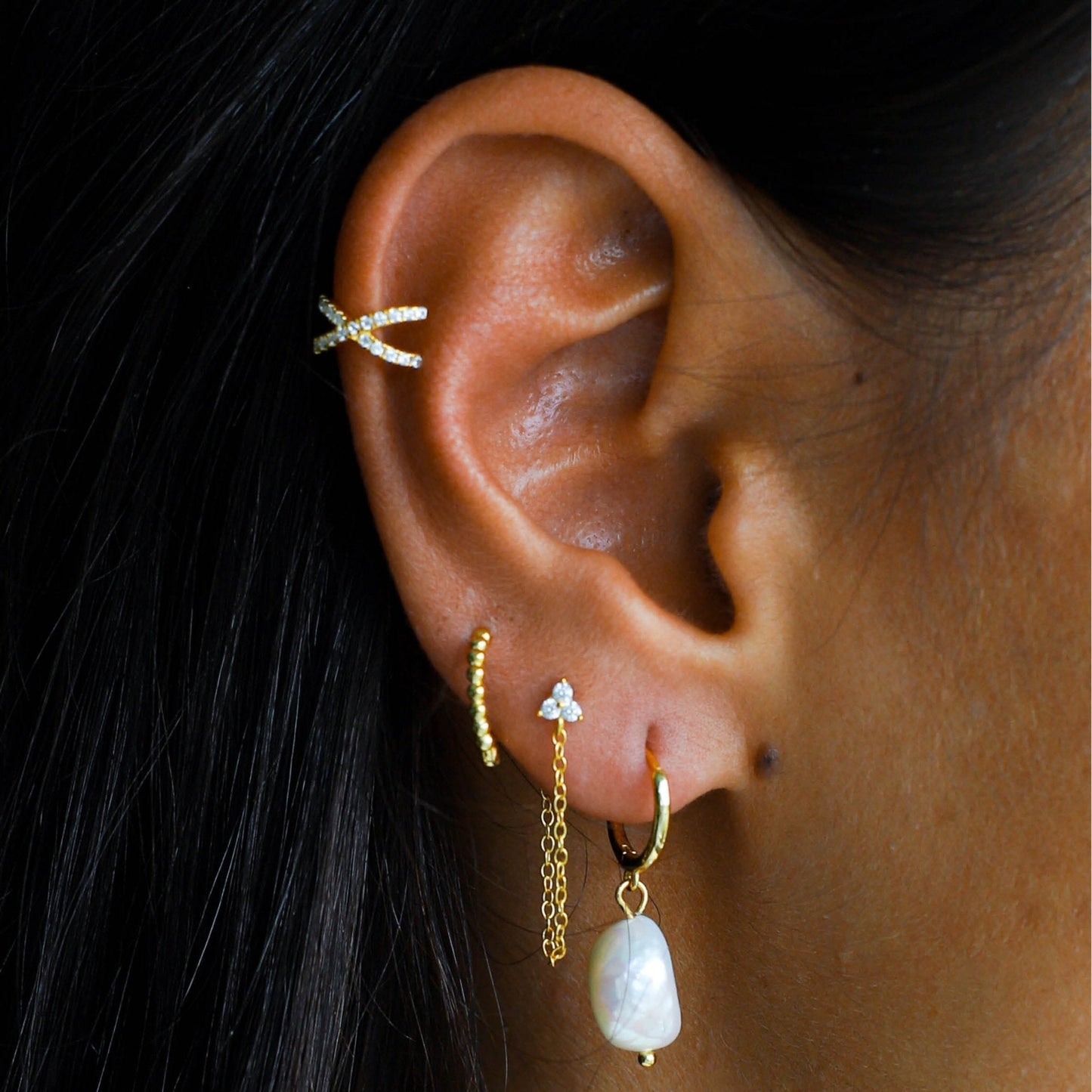 Moon Earrings - AYUNA