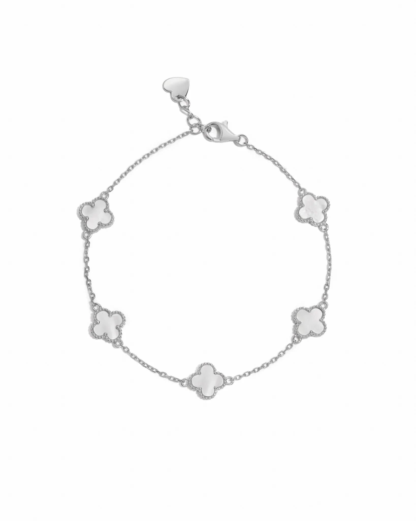 Mother of Pearl Clover Bracelet - AYUNA