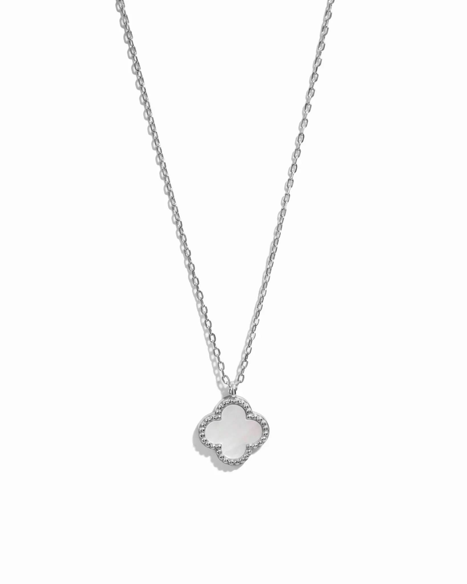 Mother of Pearl Clover Necklace - AYUNA