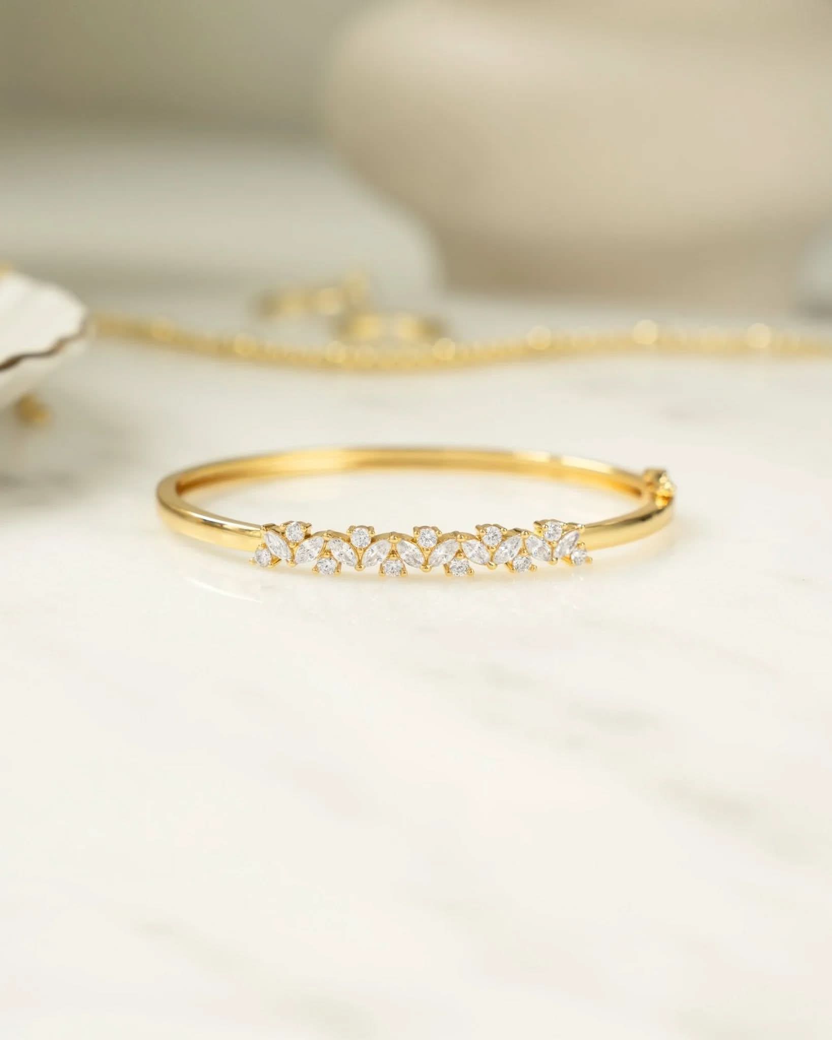 Multi - Stone Bangle - AYUNA