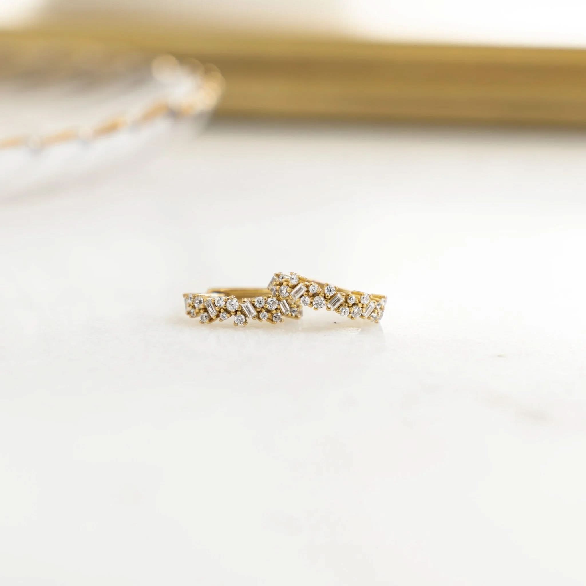 Multi - Stone Huggies - AYUNA