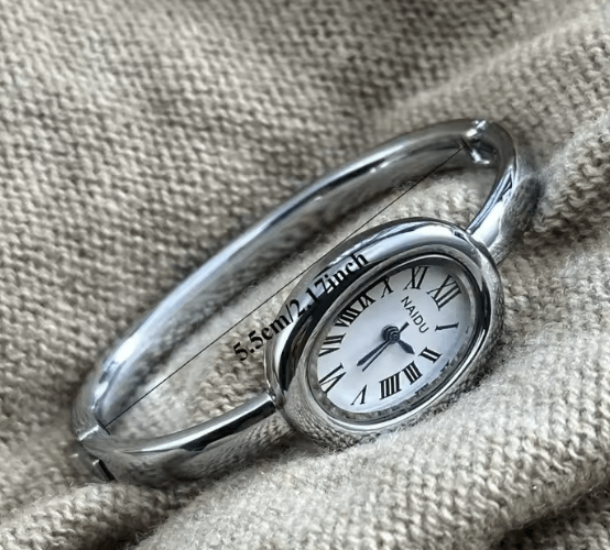 Naidu Oval Watch Gold - AYUNA