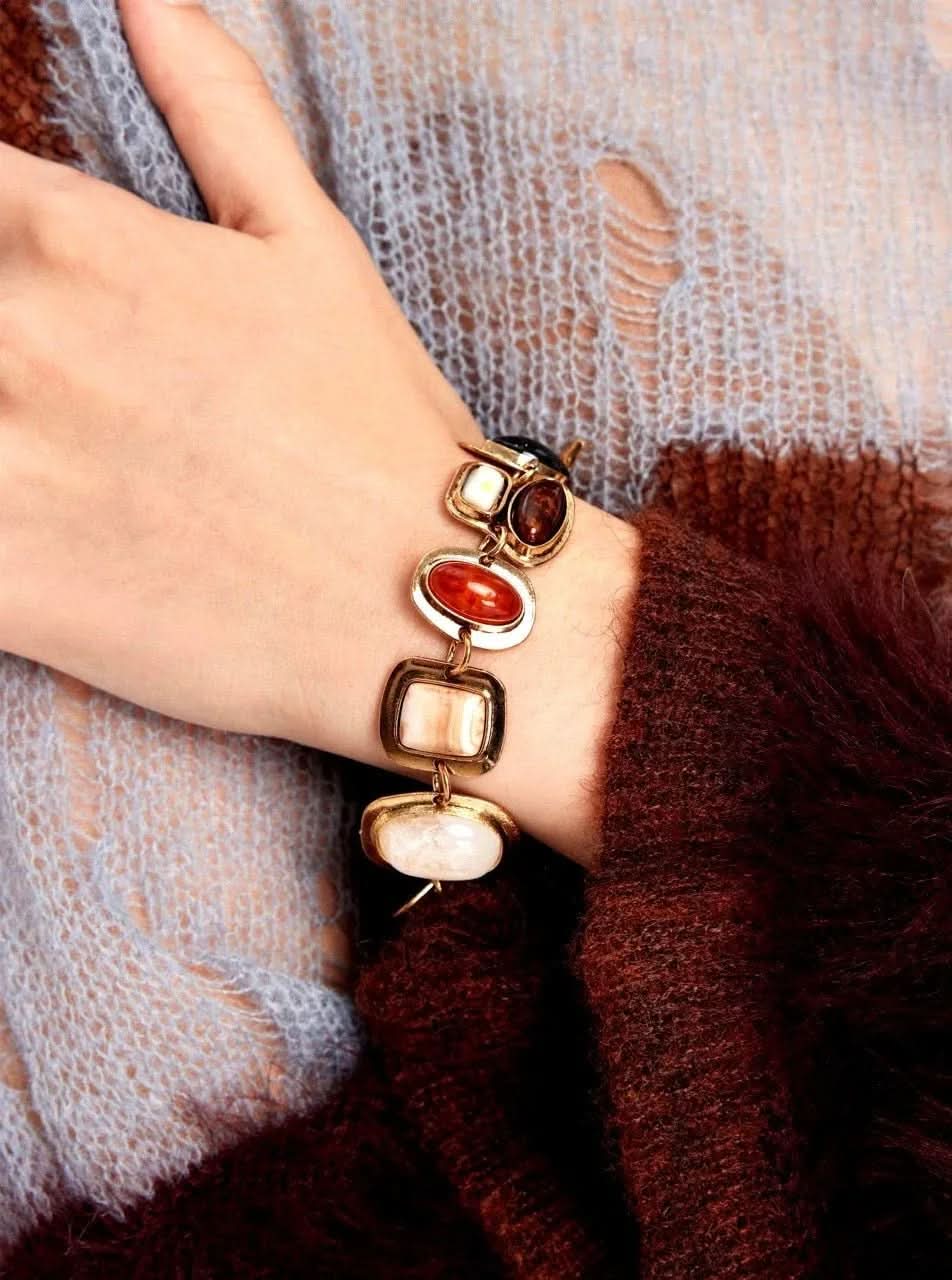 Natural Stone Boho Bracelet - AYUNA