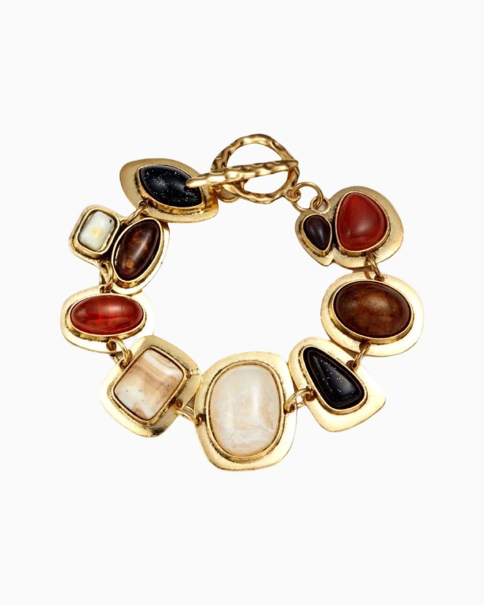 Natural Stone Boho Bracelet - AYUNA