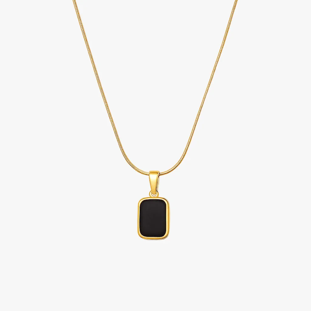 Noir Pendant Necklace - AYUNA