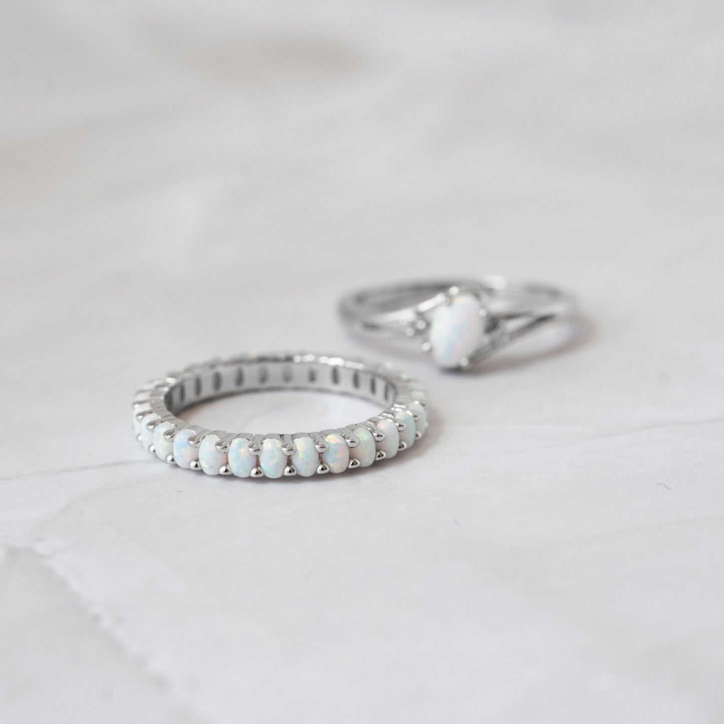 Opal Eternity Ring - AYUNA