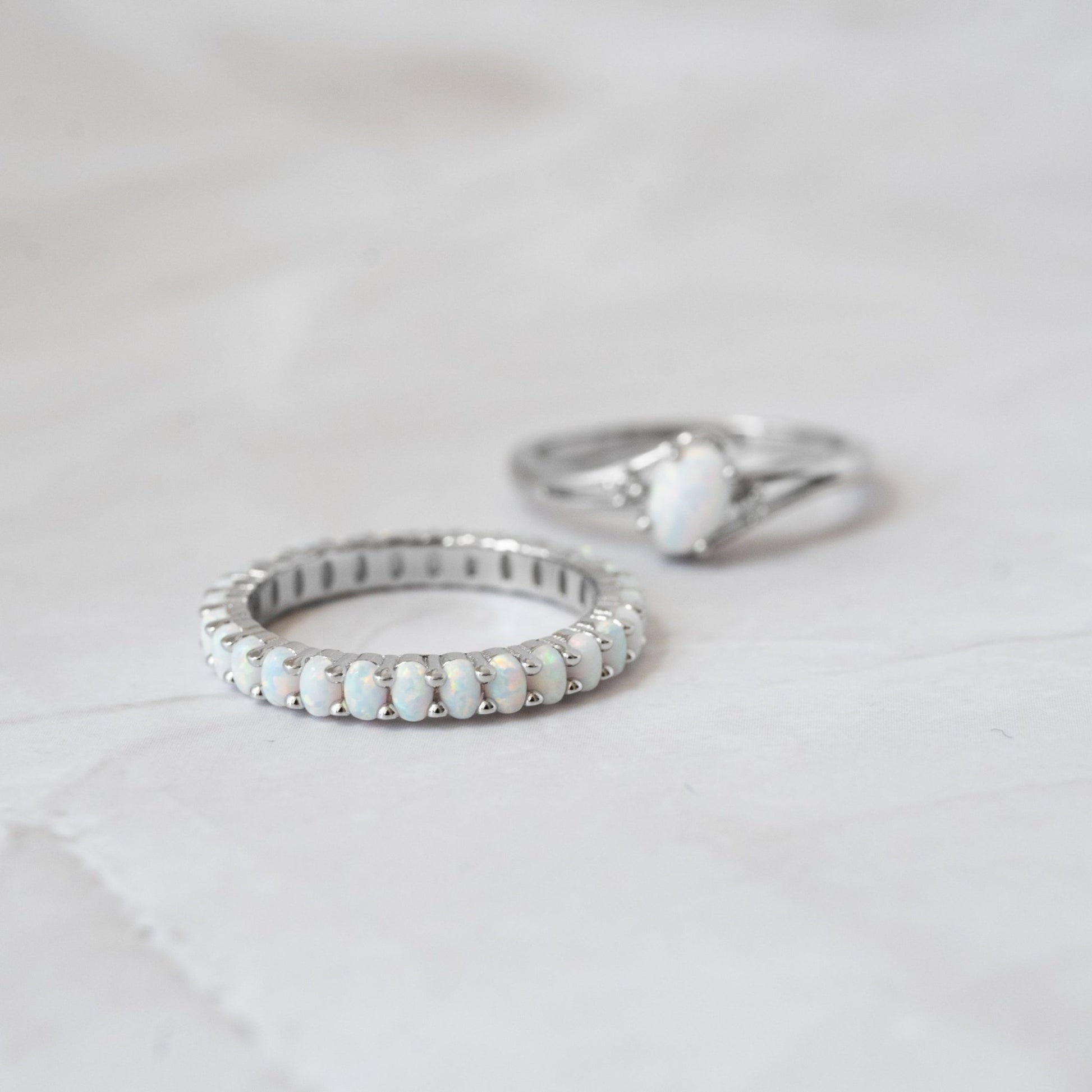 Opal Eternity Ring - AYUNA