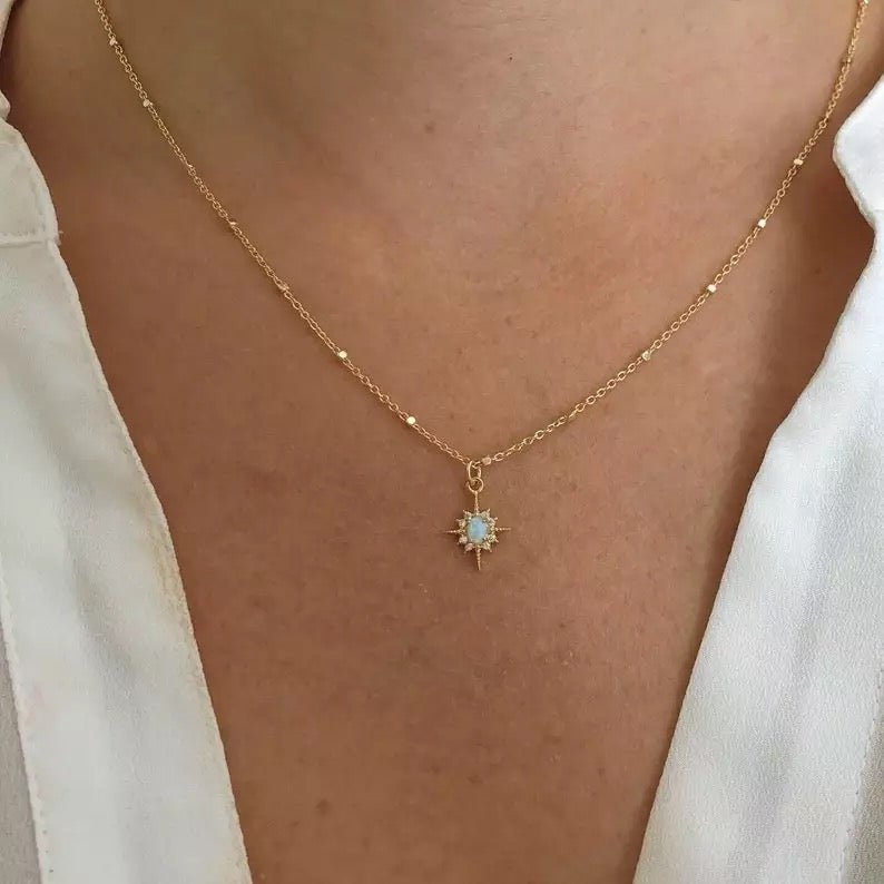 Opal Star Necklace - AYUNA