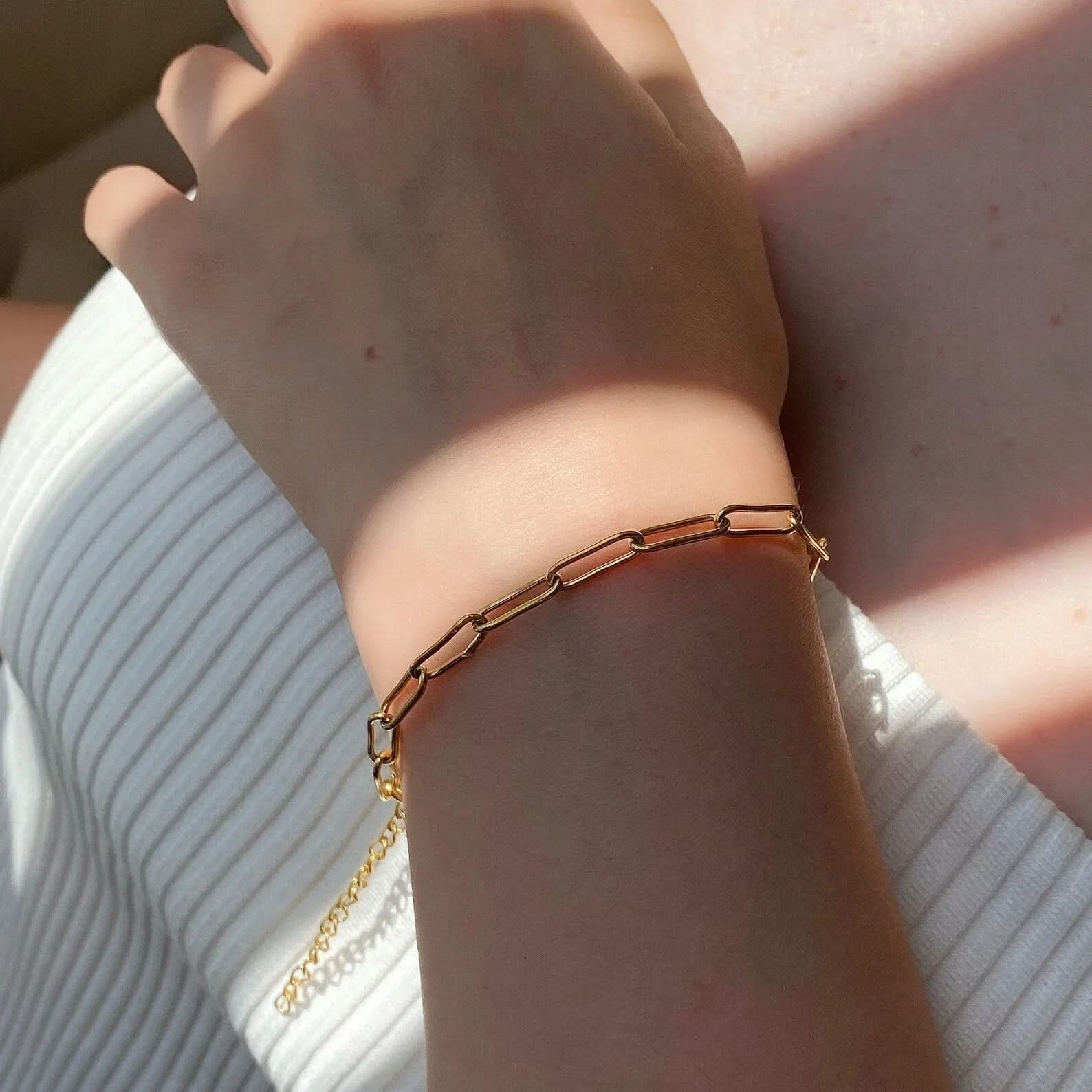 Paperclip Bracelet / Anklet - AYUNA