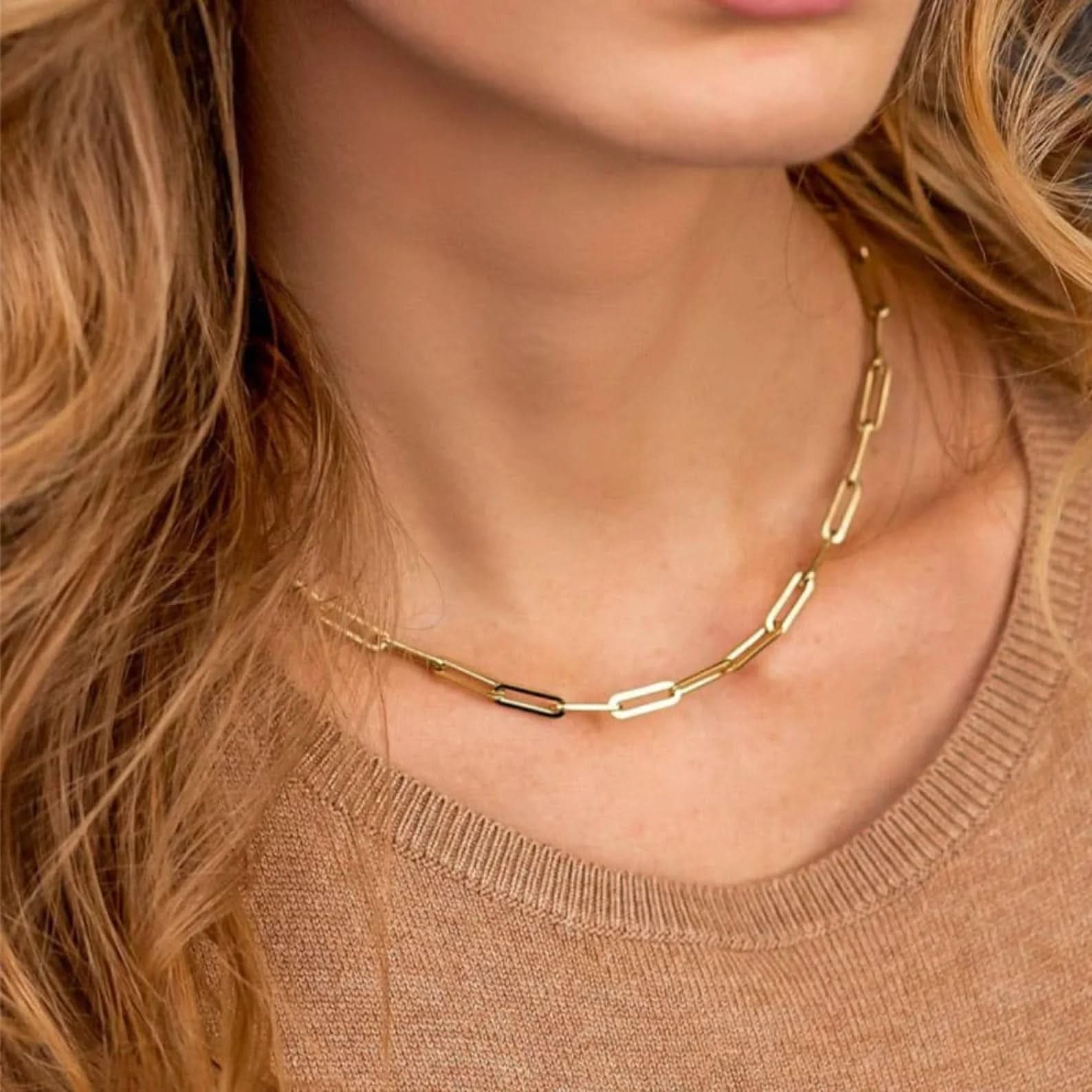 Paperclip Necklace - AYUNA