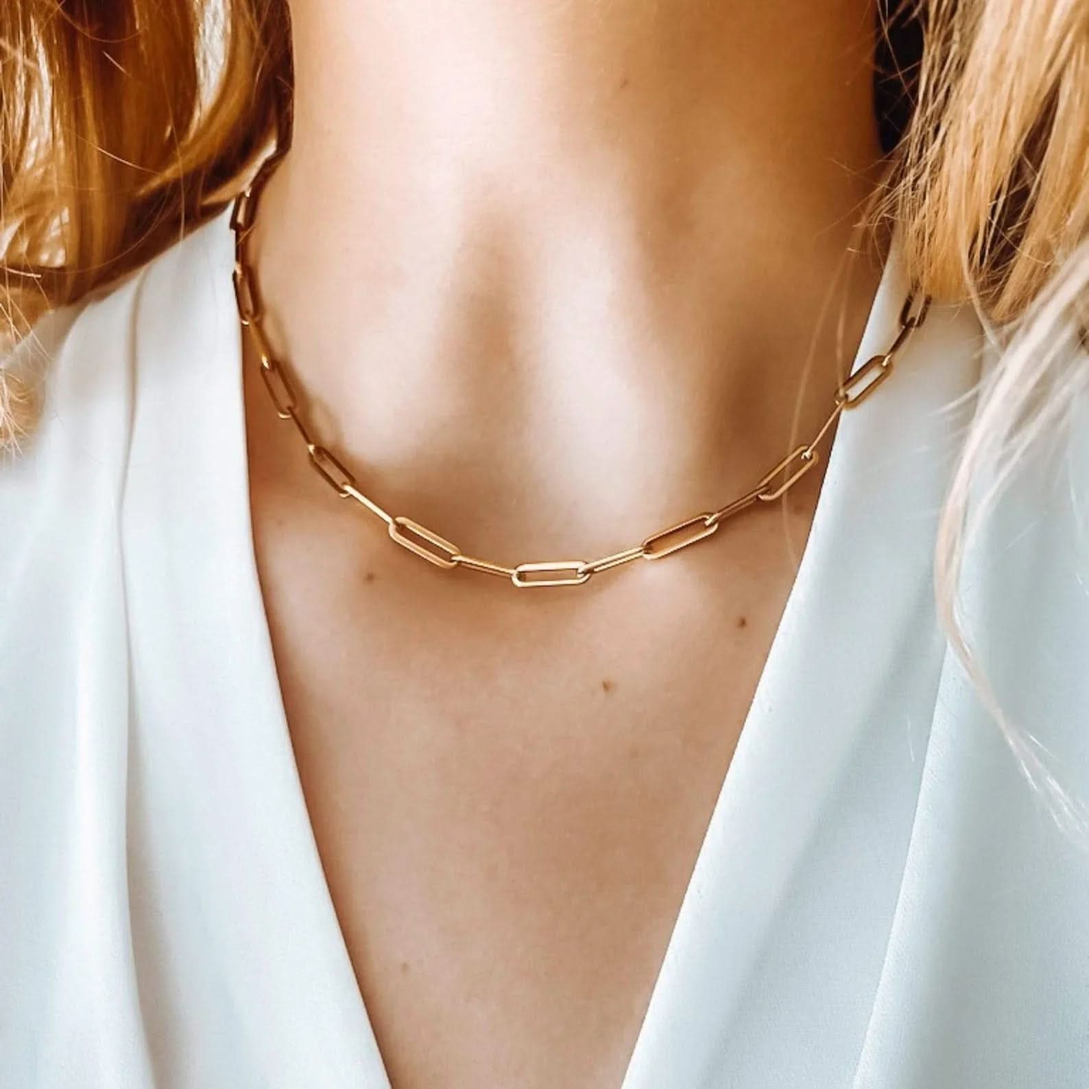 Paperclip Necklace - AYUNA