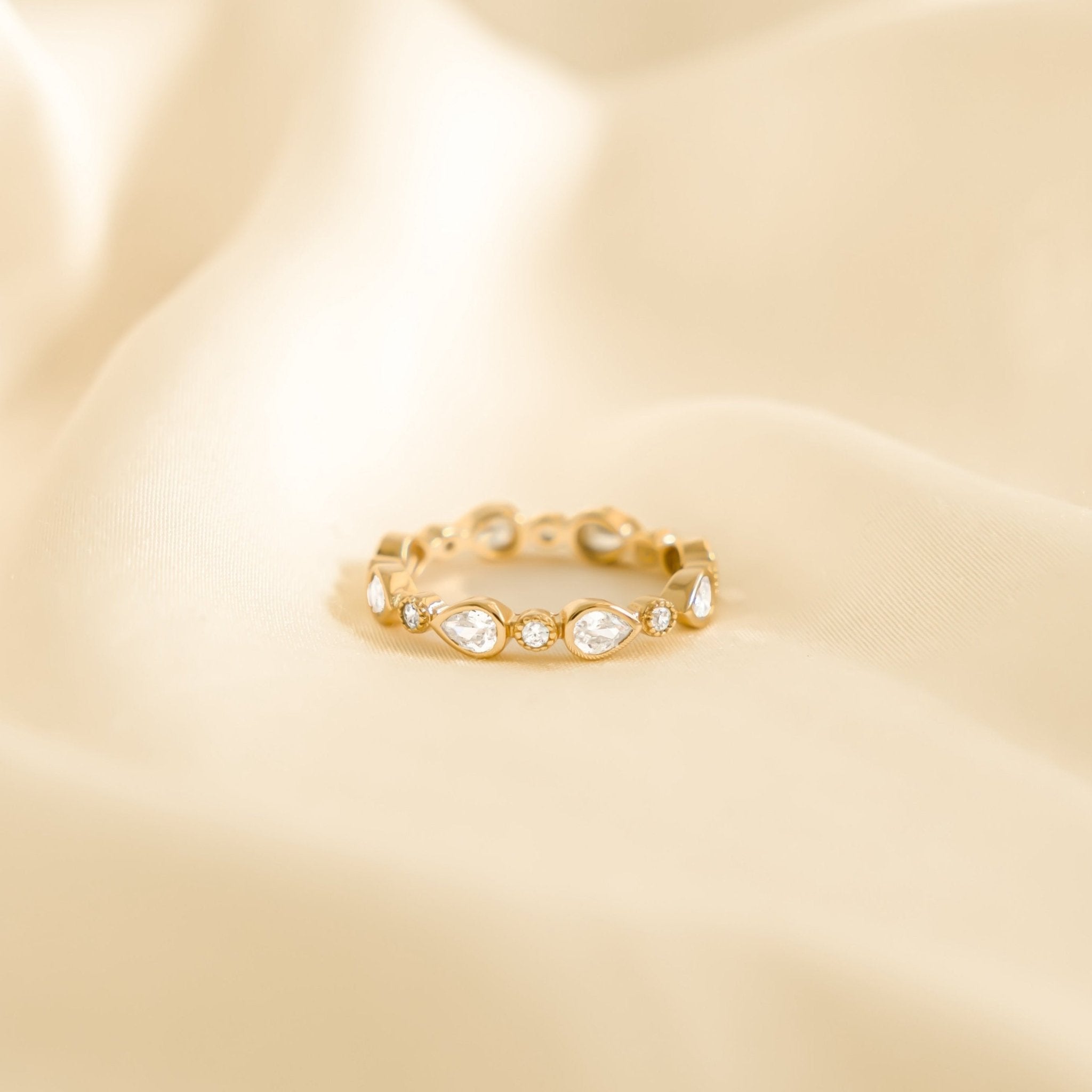 Pear Stacking Ring - AYUNA