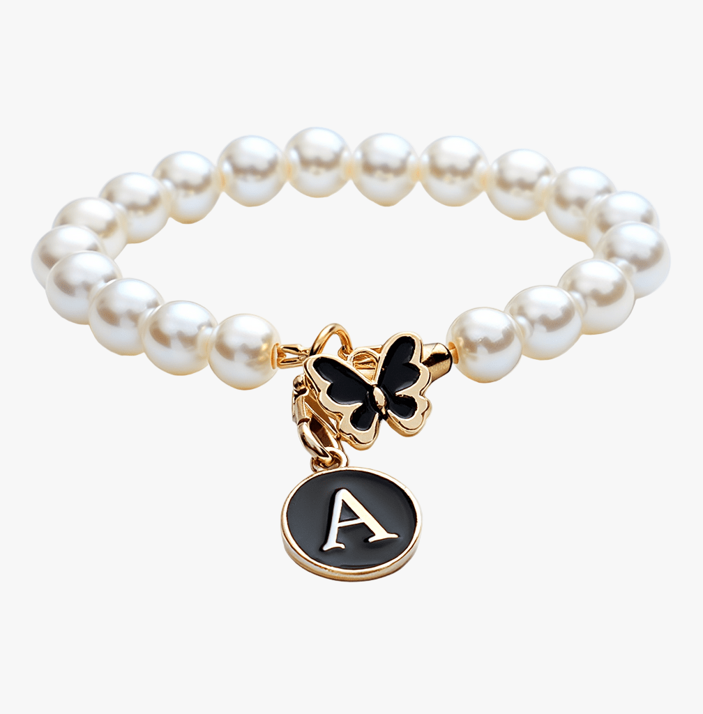Pearl Chain Accessories Stanley Cup Initial Charms - AYUNA