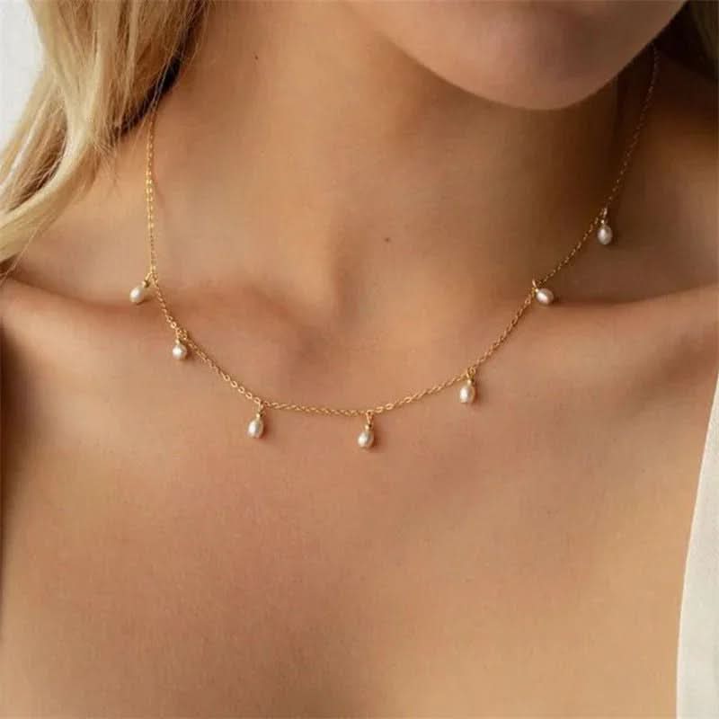 Pearl Mini Necklace - AYUNA