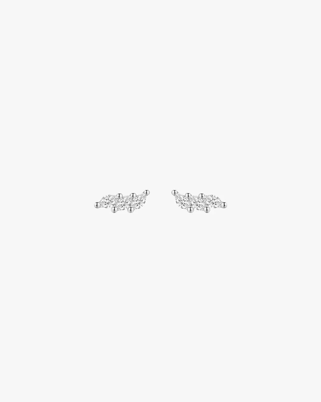 Posie Studs - Silver - AYUNA