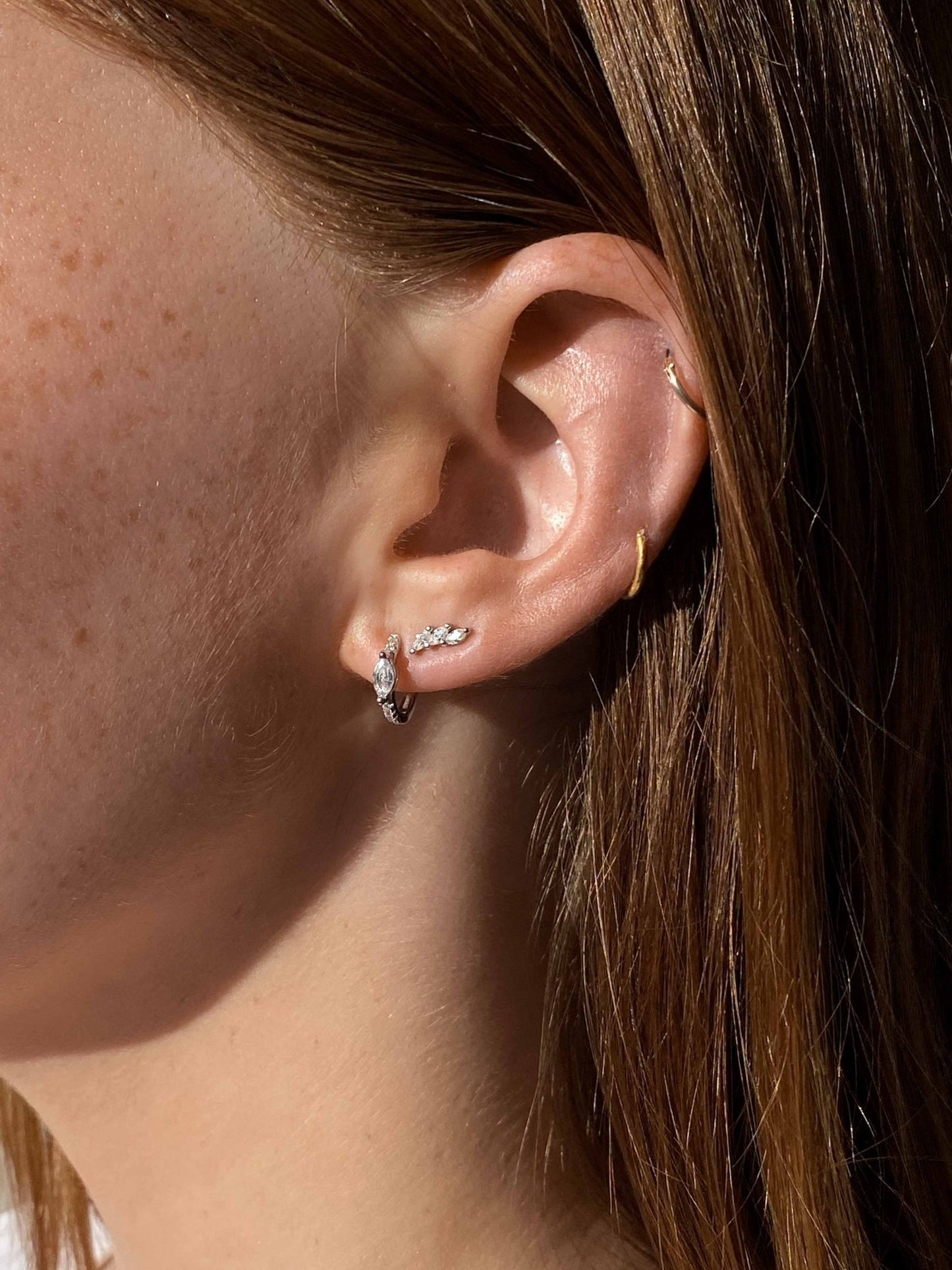 Posie Studs - Silver - AYUNA