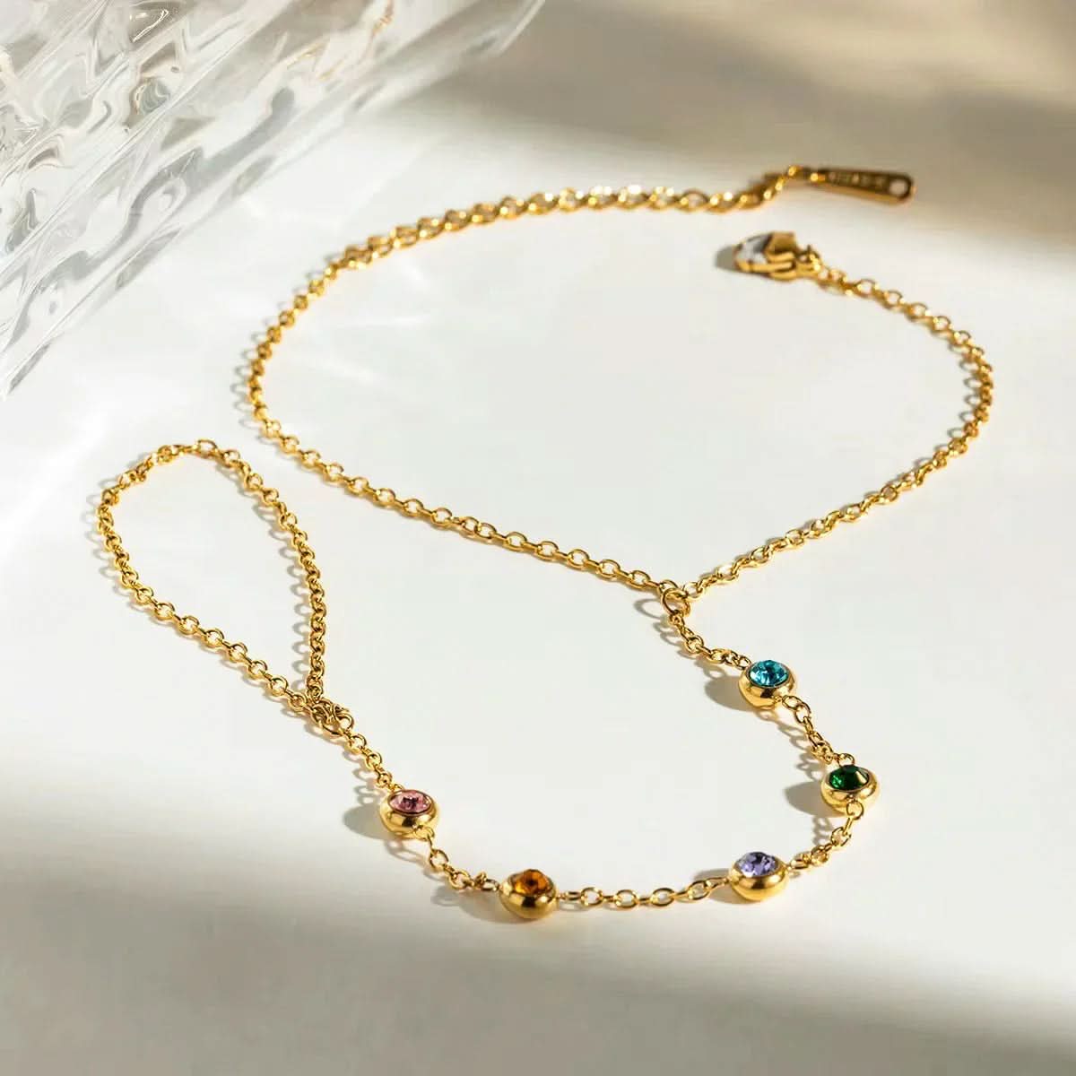 Rainbow Hand Chain - AYUNA