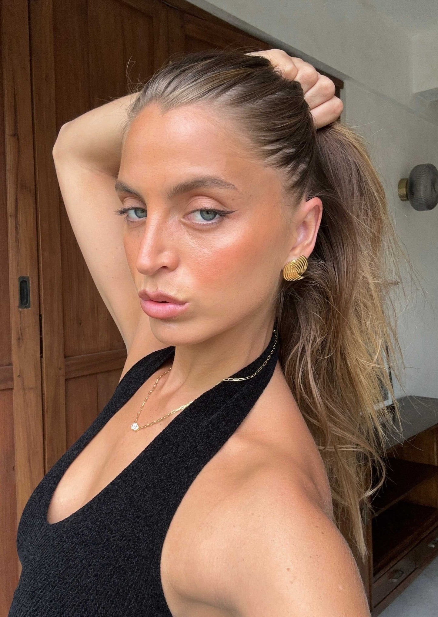 Ricci Earrings - Gold - AYUNA