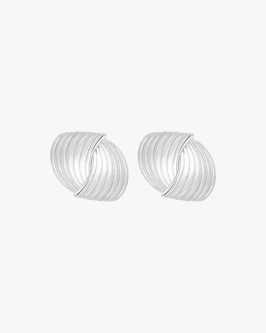 Ricci Earrings - Silver - AYUNA