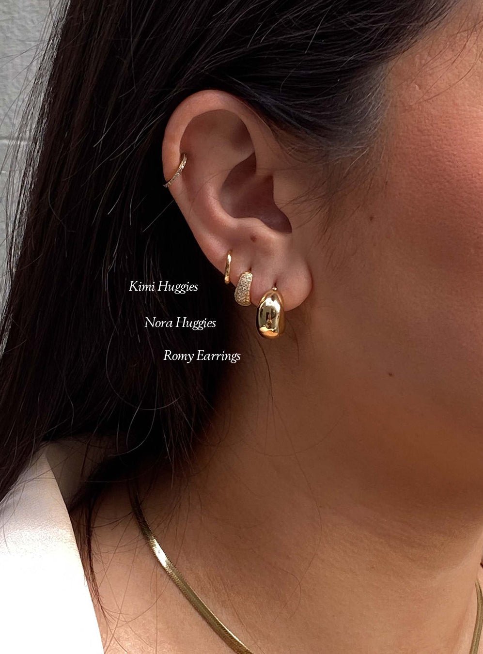 Romy Earrings - Gold - AYUNA