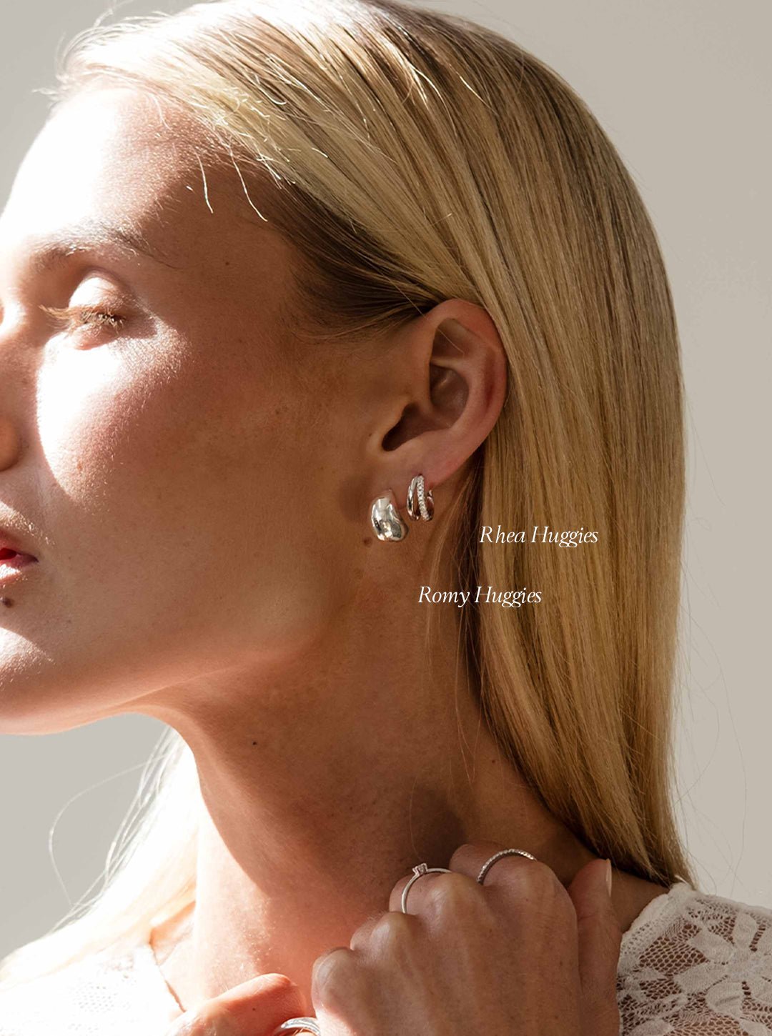 Romy Earrings - Silver - AYUNA