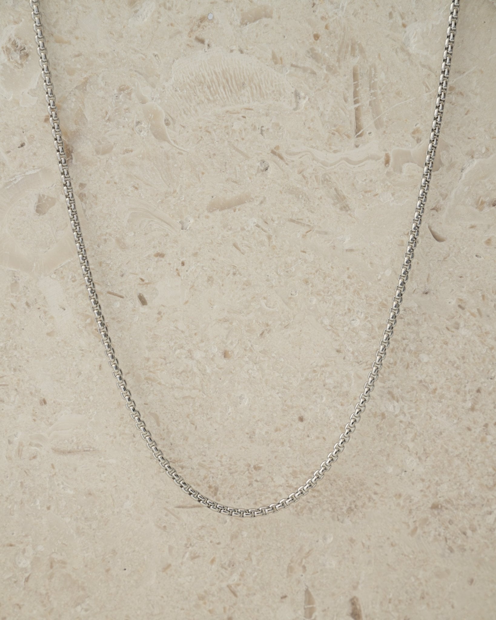 Rounded Box Chain Necklace - AYUNA