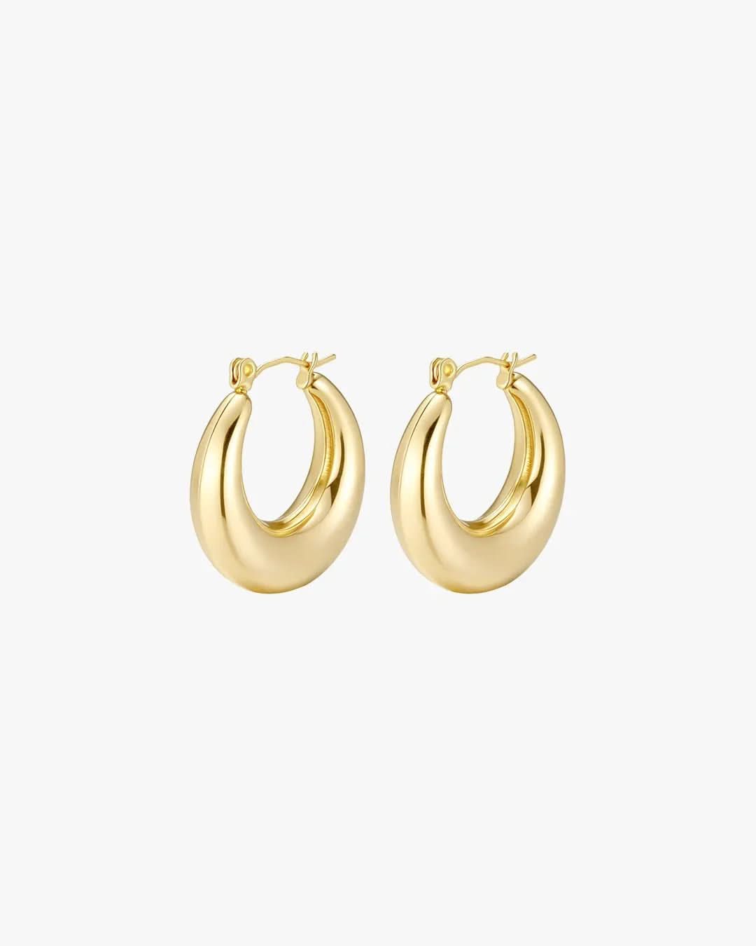Sahara Hoops - Gold - AYUNA