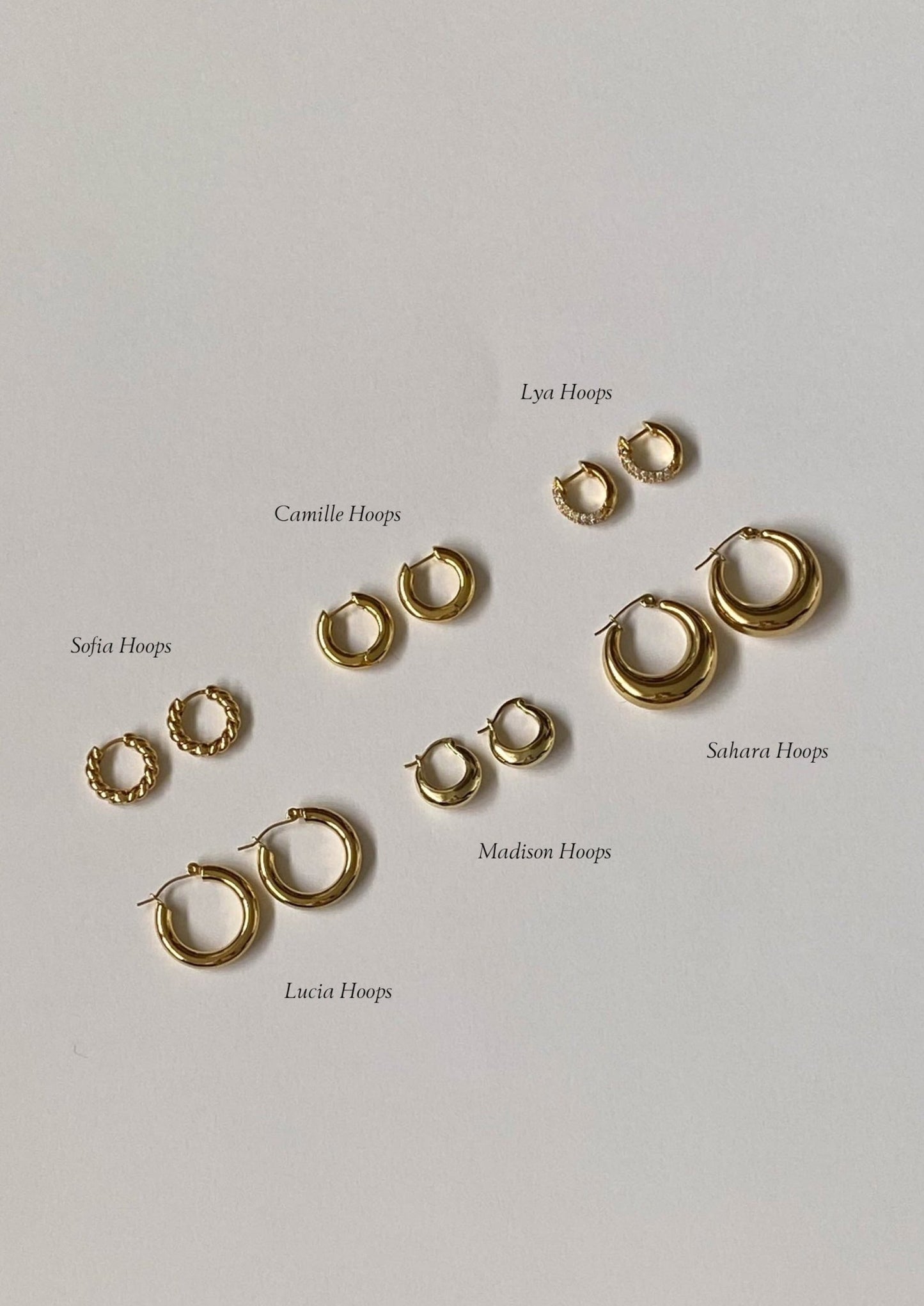 Sahara Hoops - Gold - AYUNA