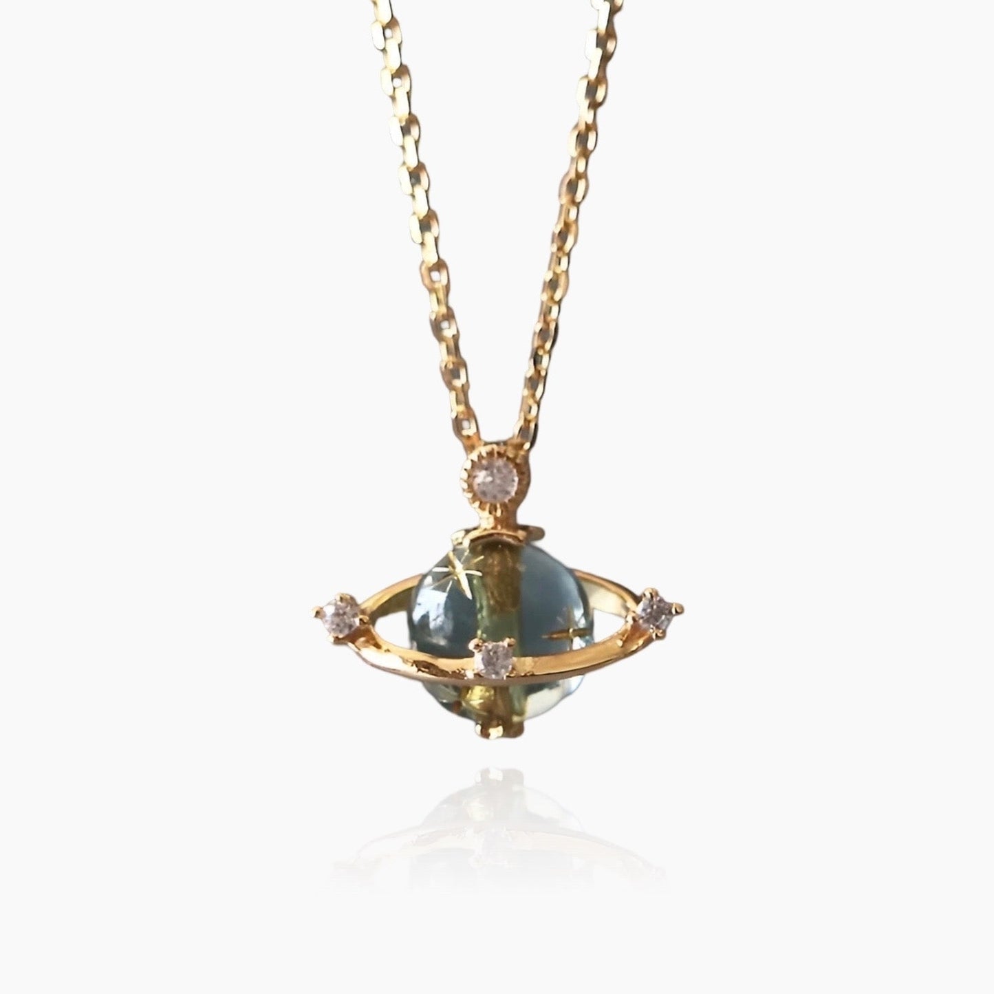 Saturn Planet Necklace - AYUNA