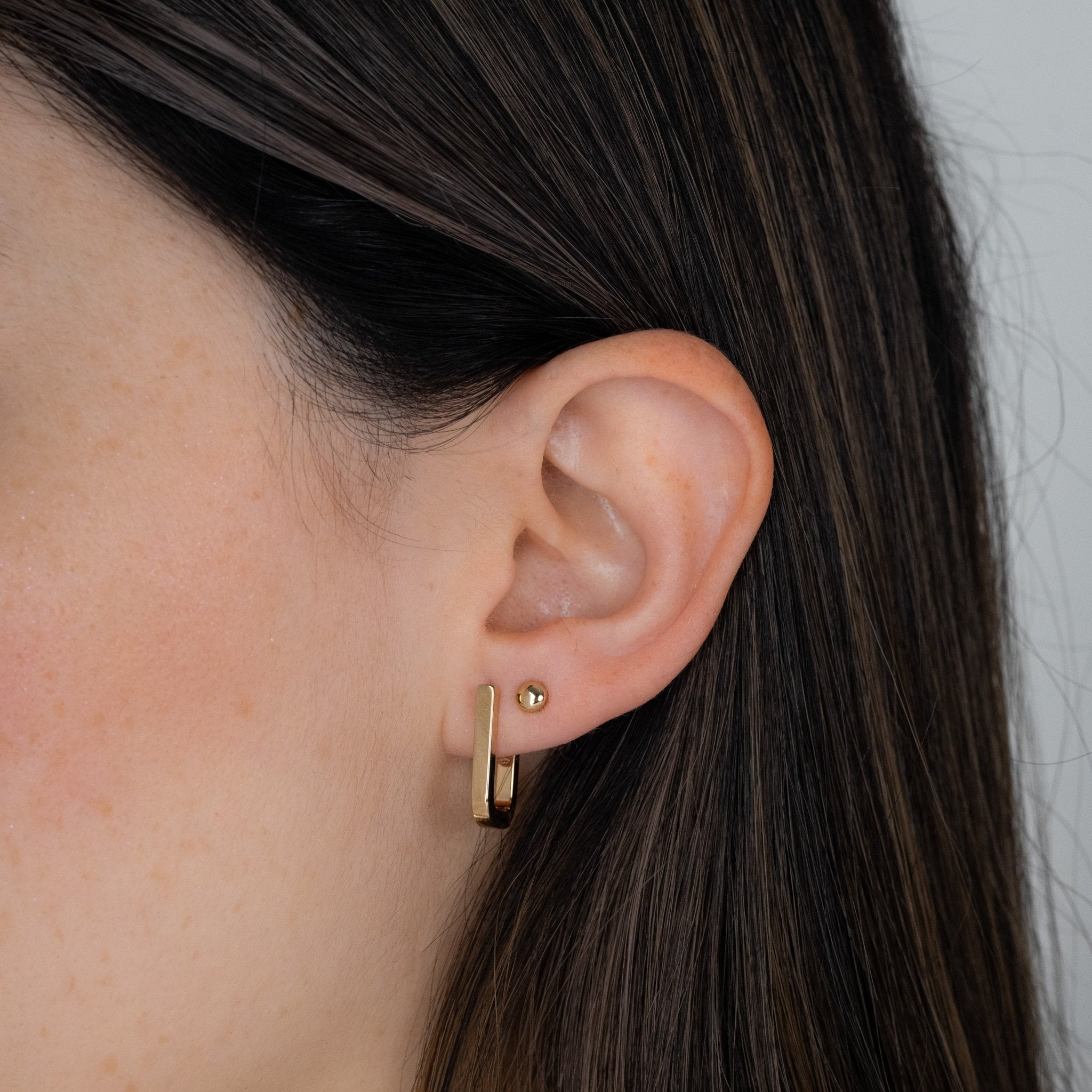 Square Hoop Earrings - AYUNA