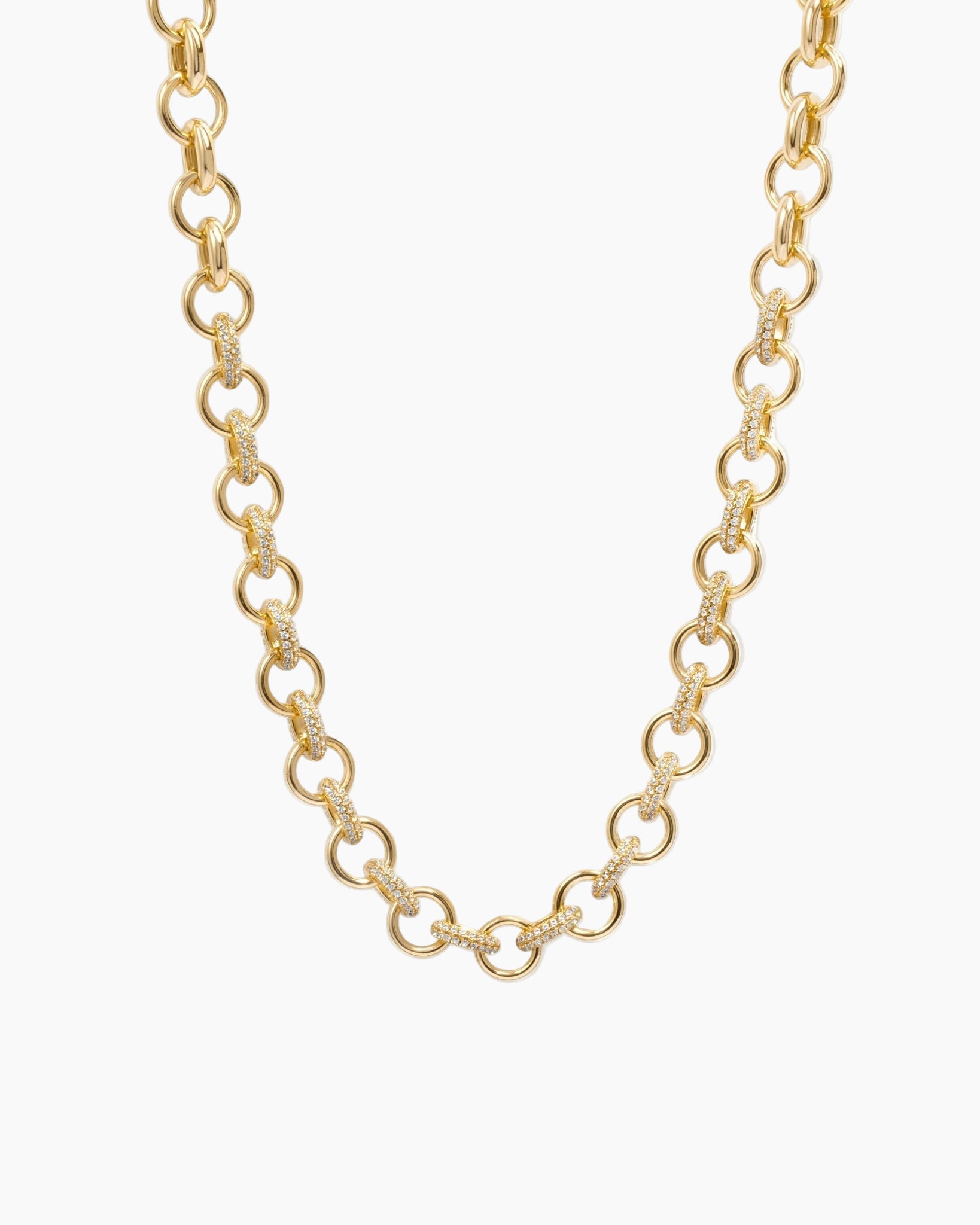 Statement Pavé Necklace - AYUNA