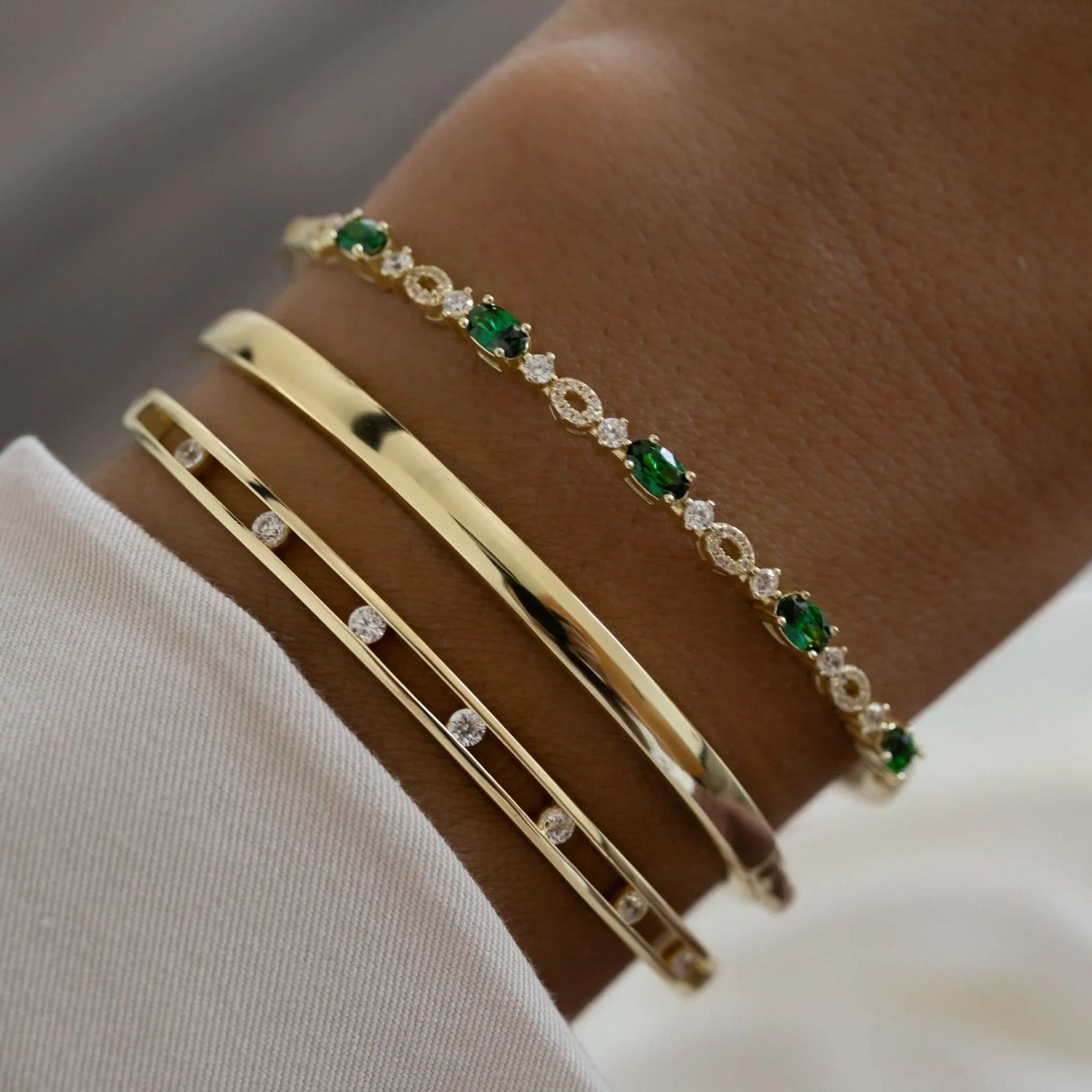 Studded Bangle - AYUNA