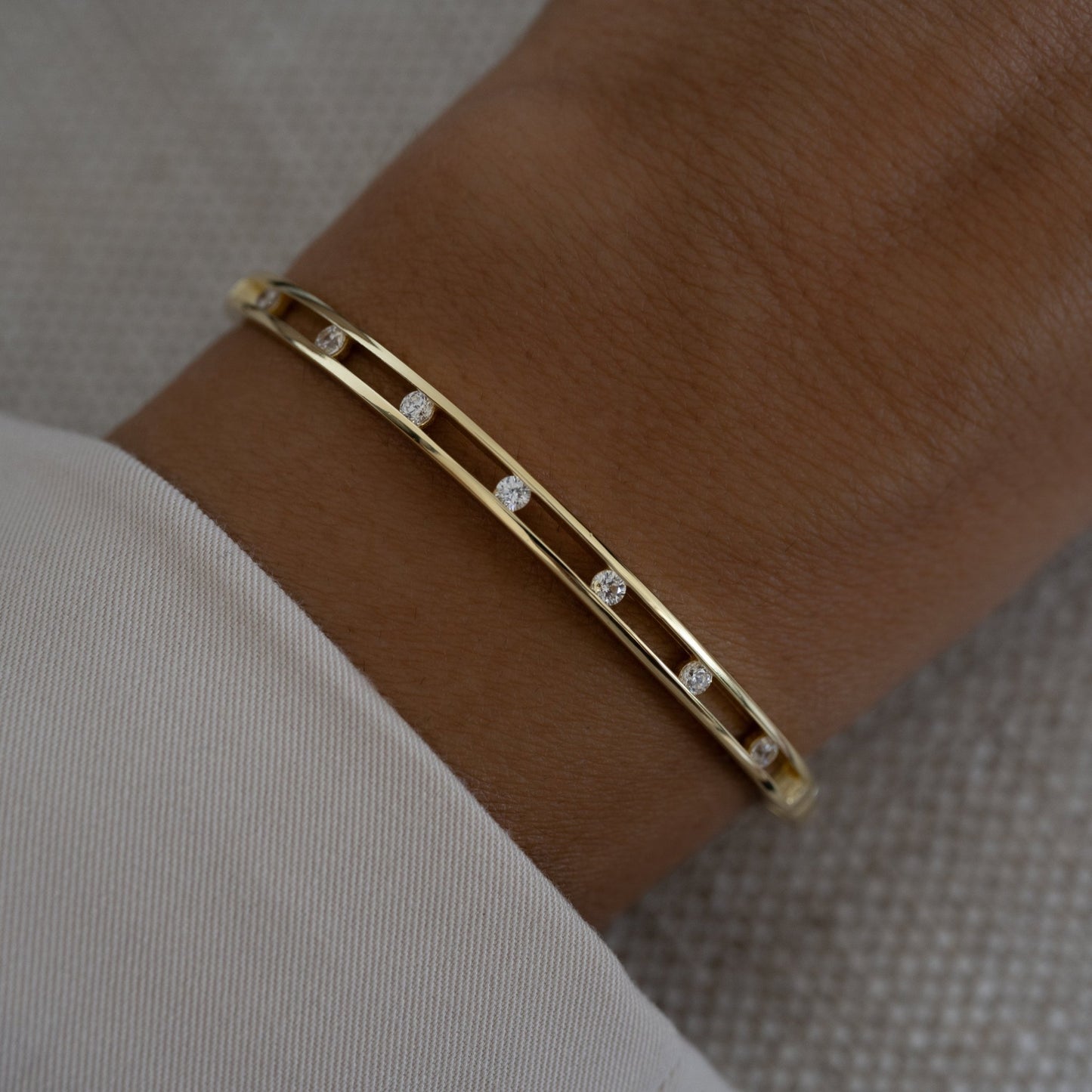 Studded Bangle - AYUNA