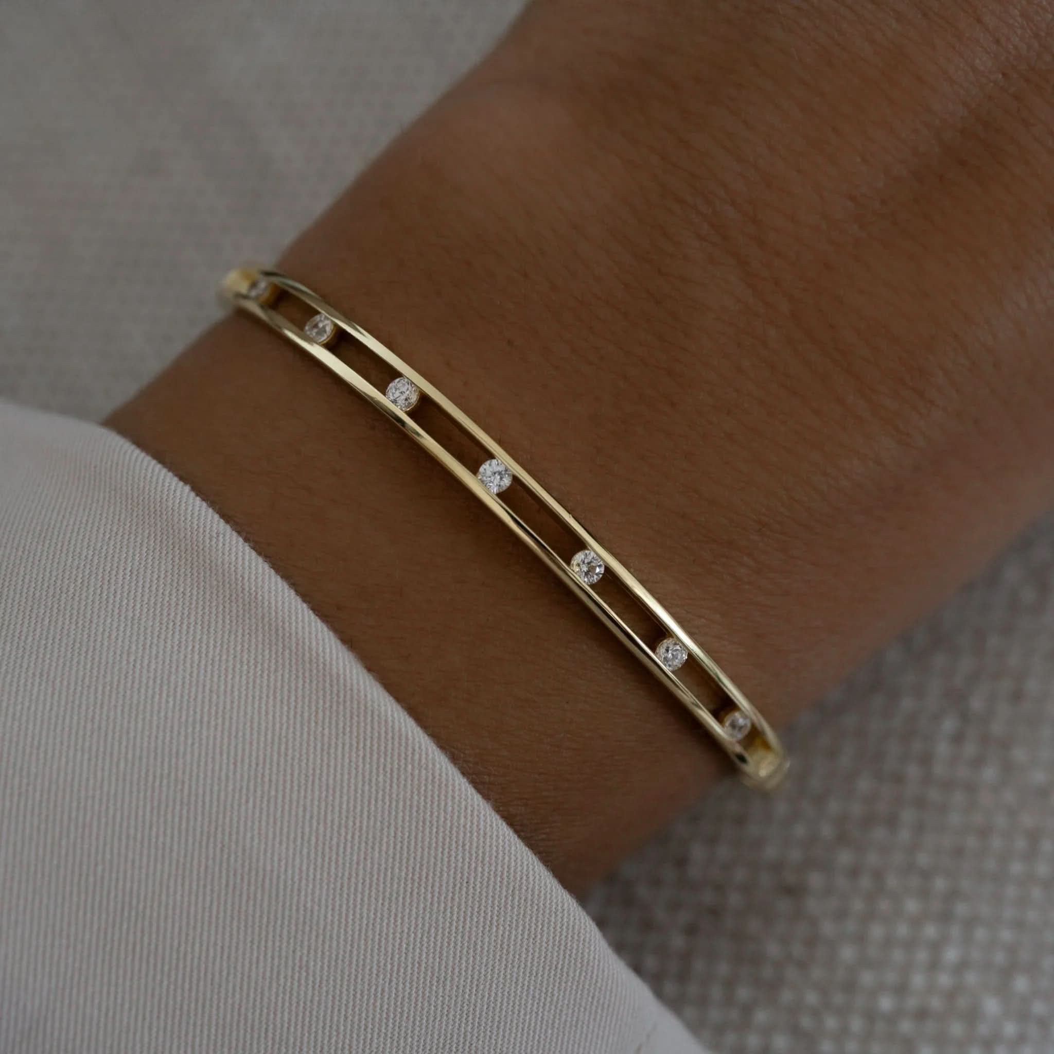 Studded Bangle - AYUNA