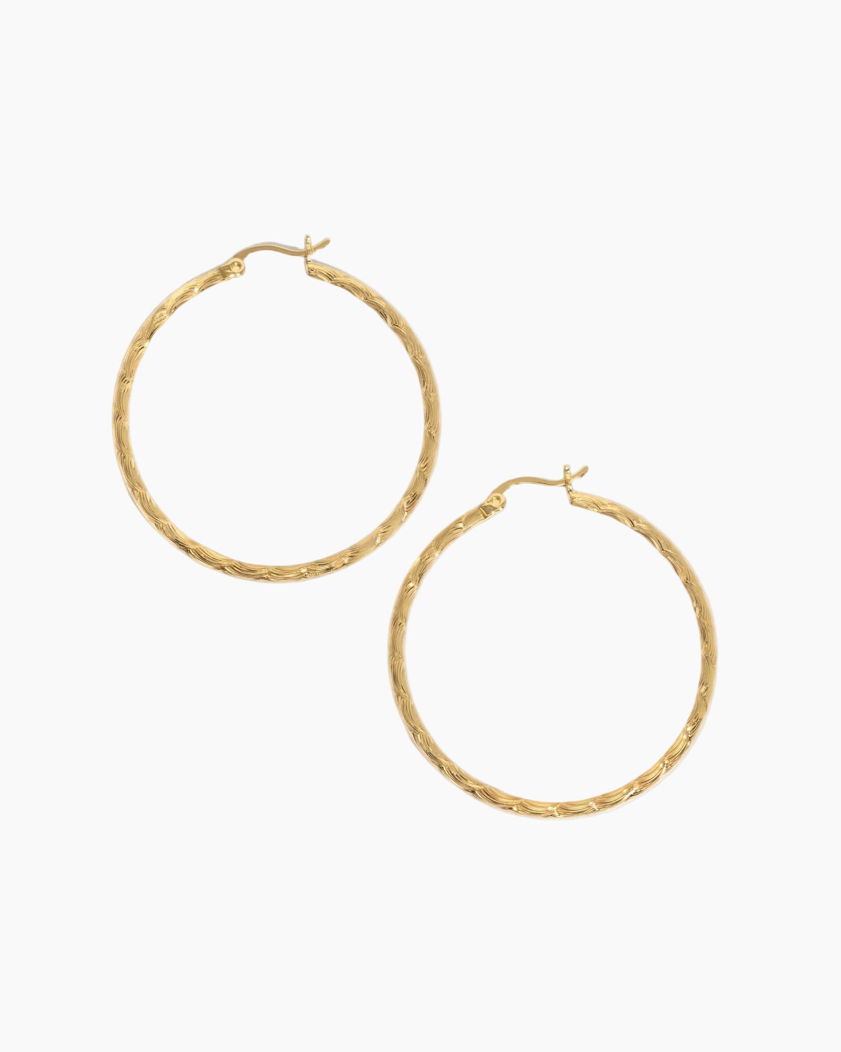 Textured Hoops - AYUNA
