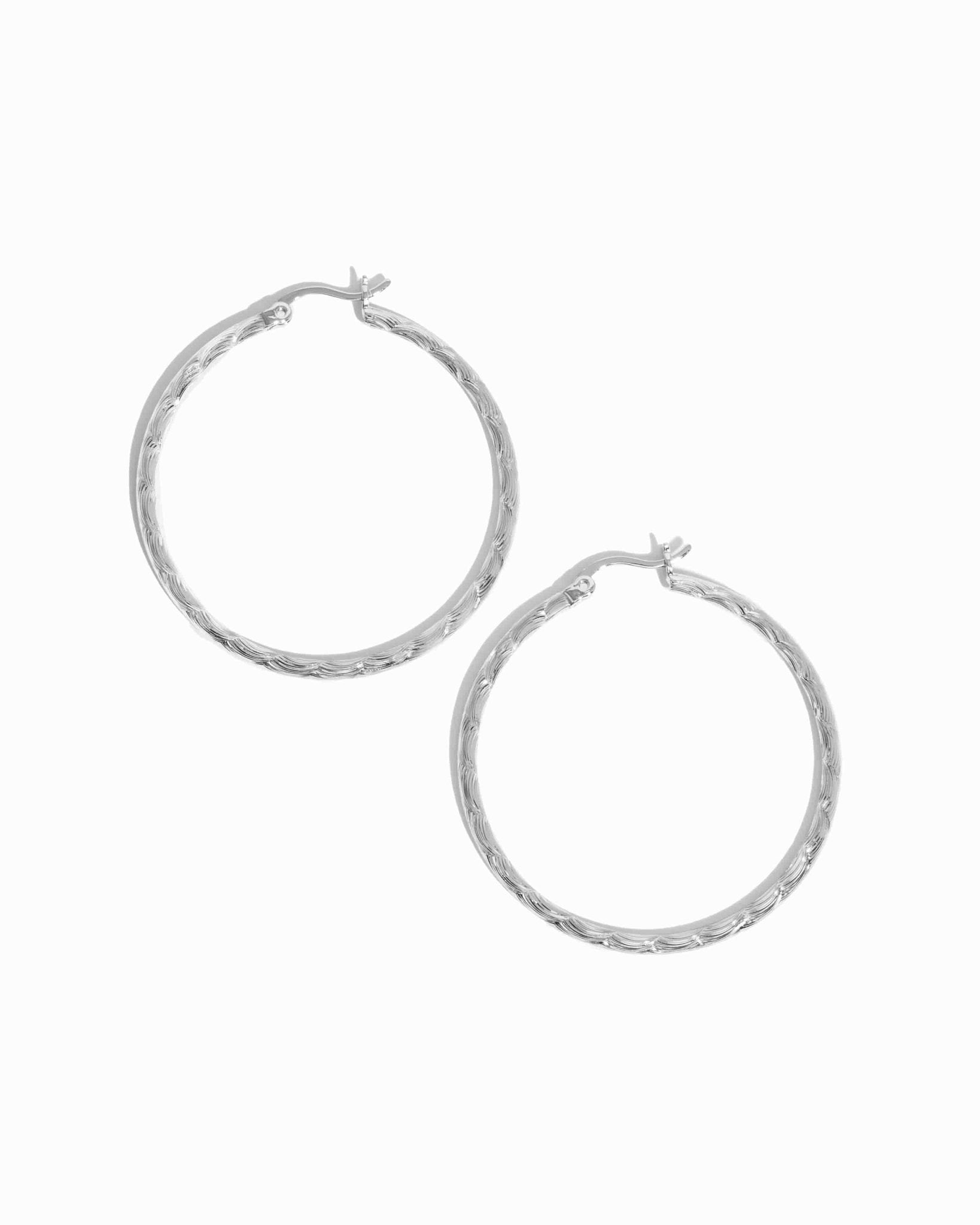 Textured Hoops - AYUNA