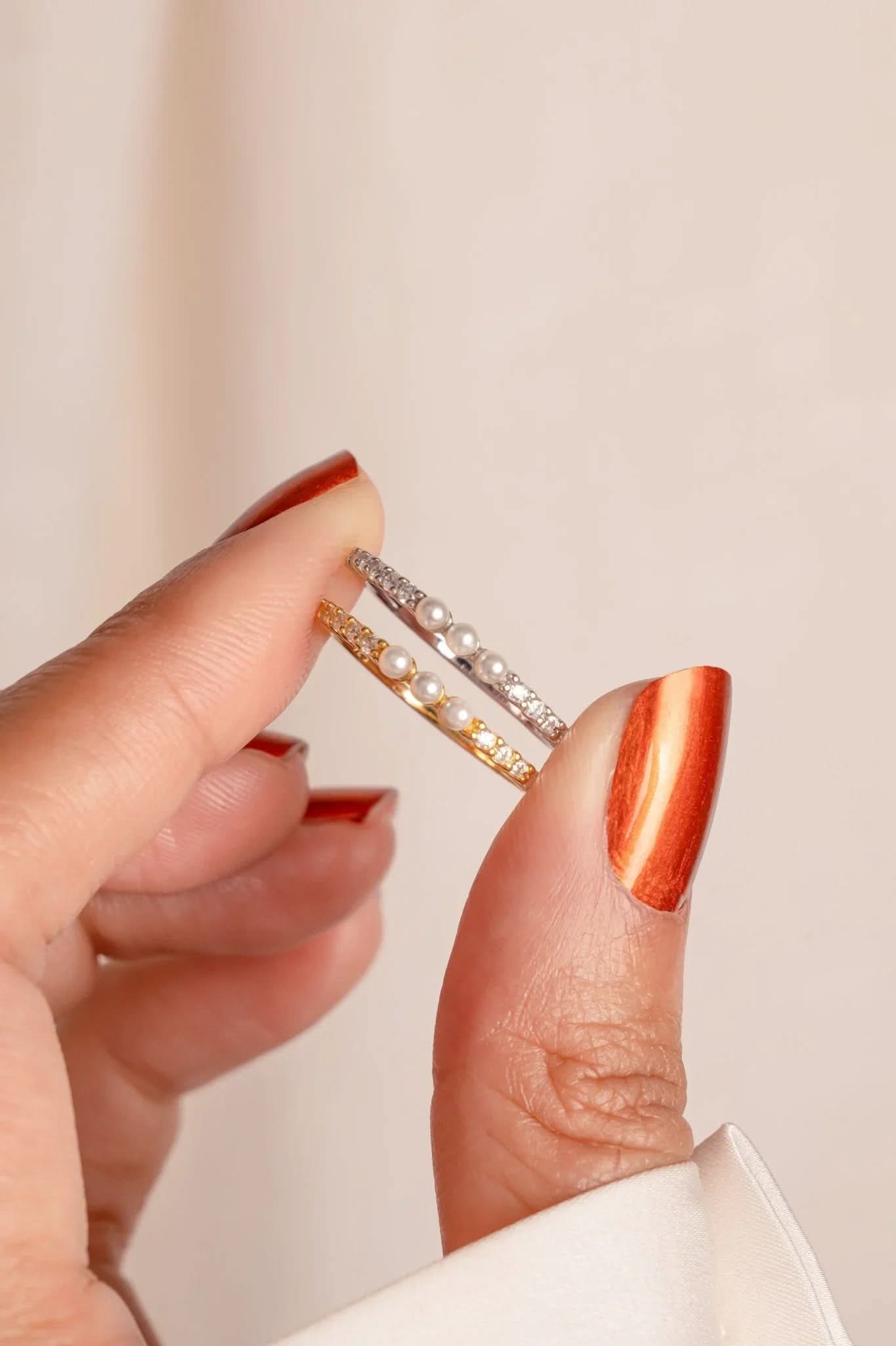 Three Pearl Ring - AYUNA