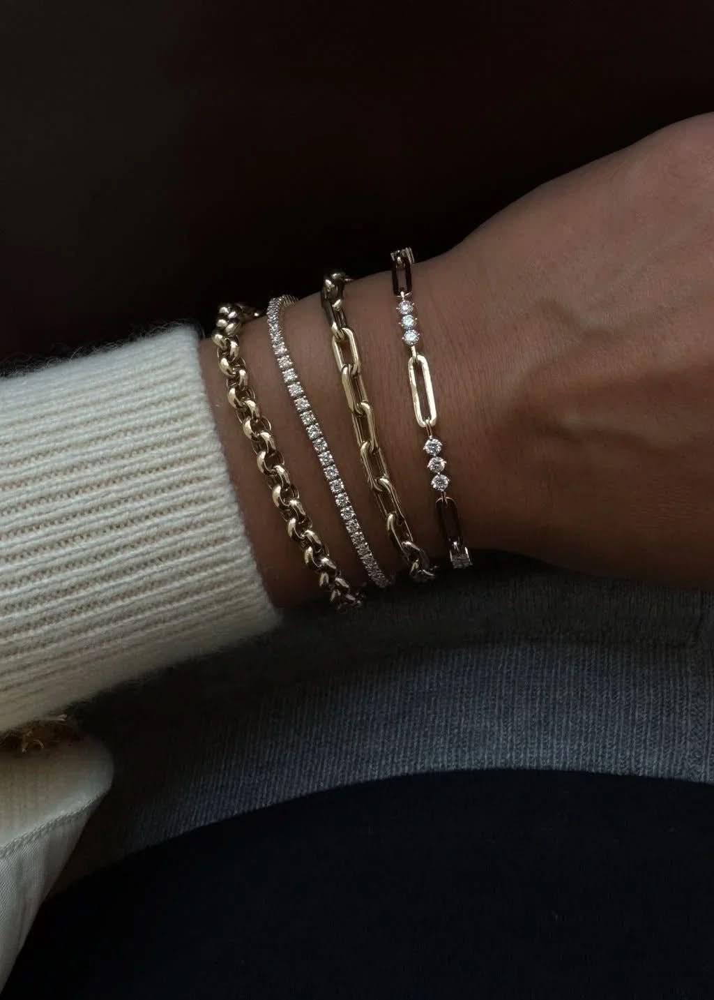 Triple Gemstone Bracelet - AYUNA