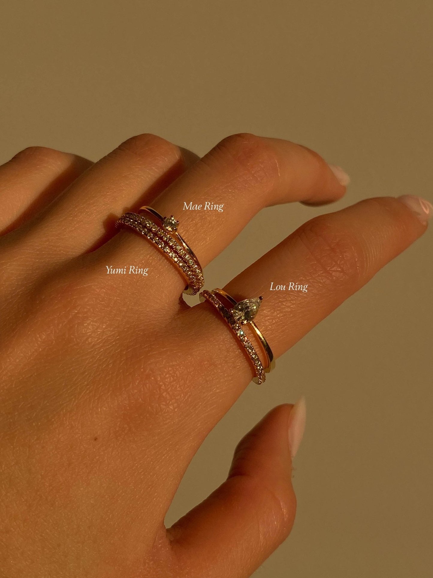 Yumi Ring - Gold - AYUNA