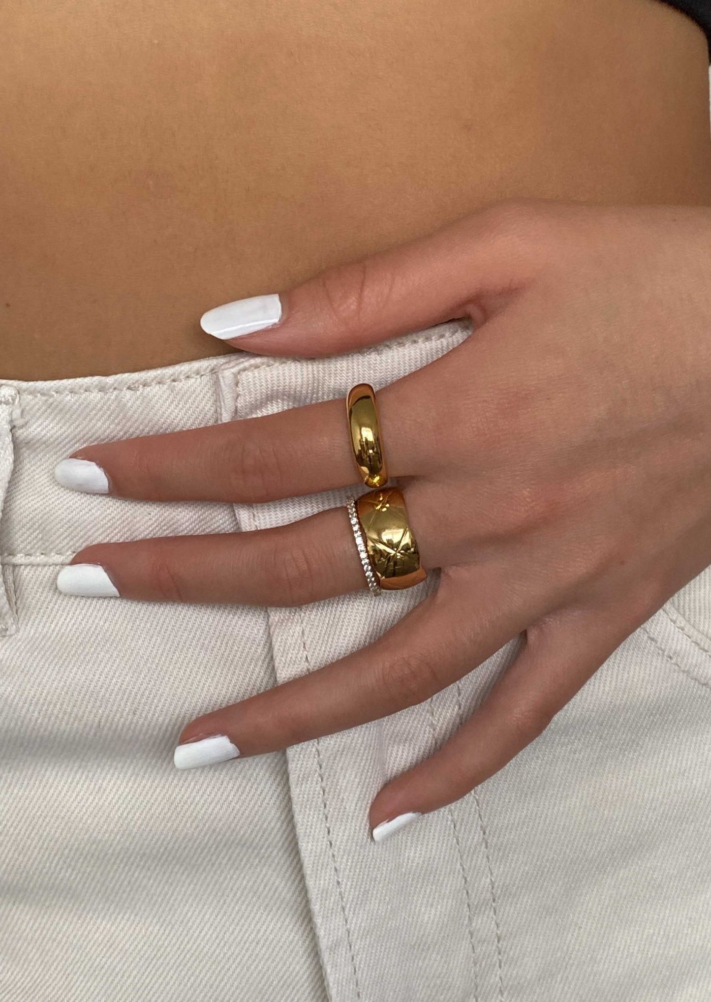 Yumi Ring - Gold - AYUNA