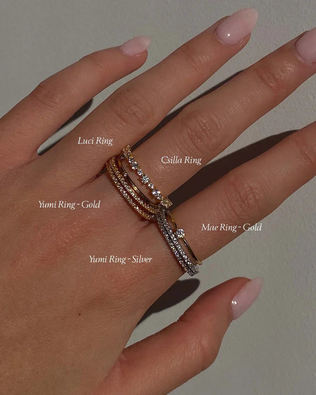 Yumi Ring - Silver - AYUNA