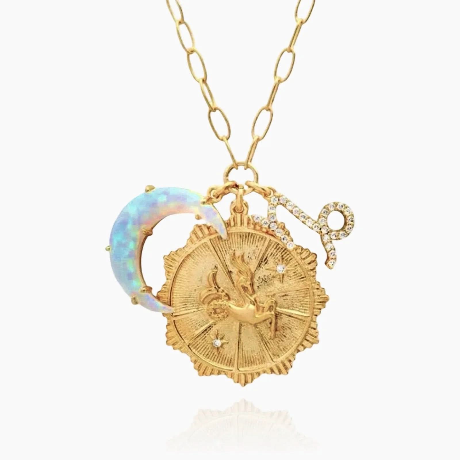 Zodiac Opal Necklace - AYUNA