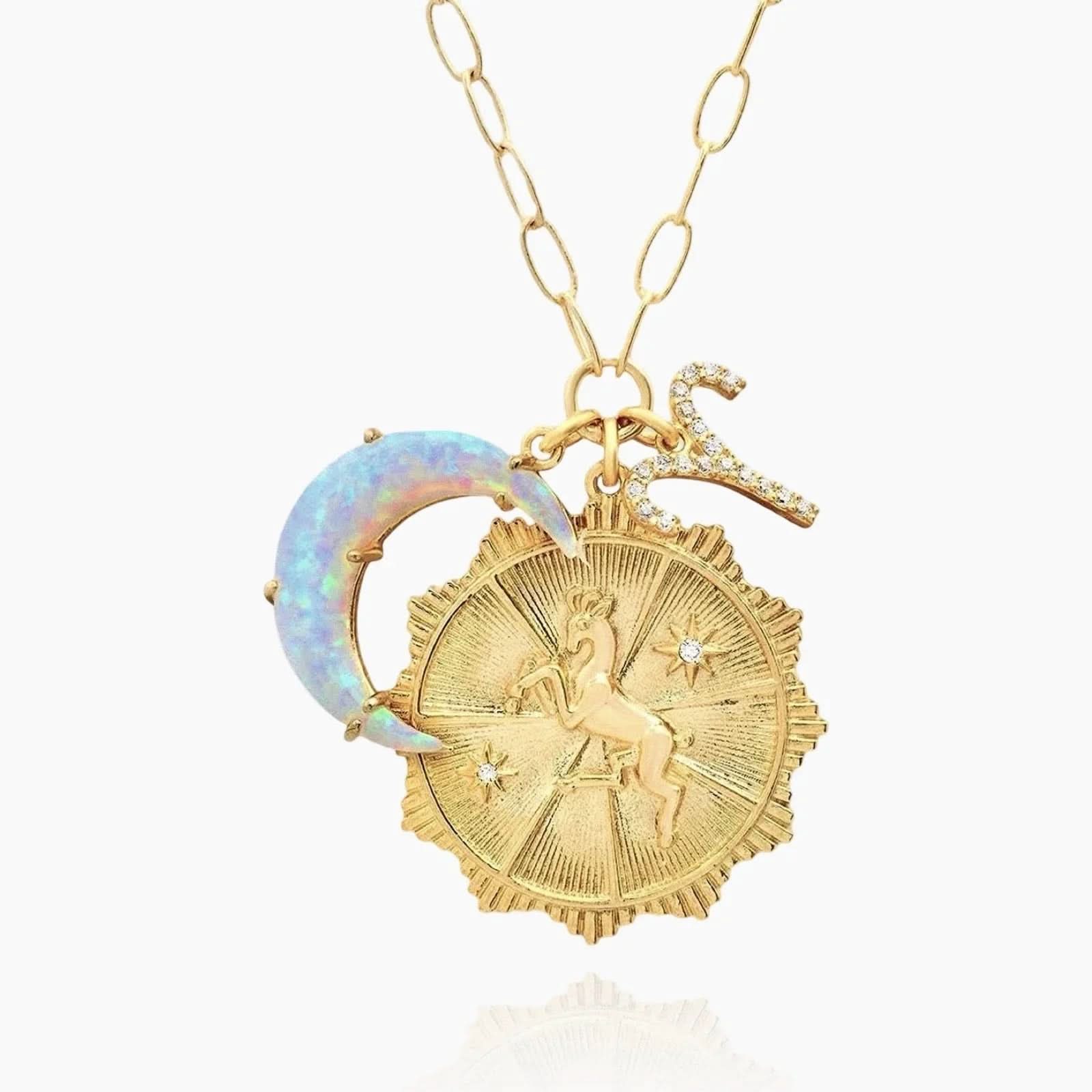 Zodiac Opal Necklace - AYUNA