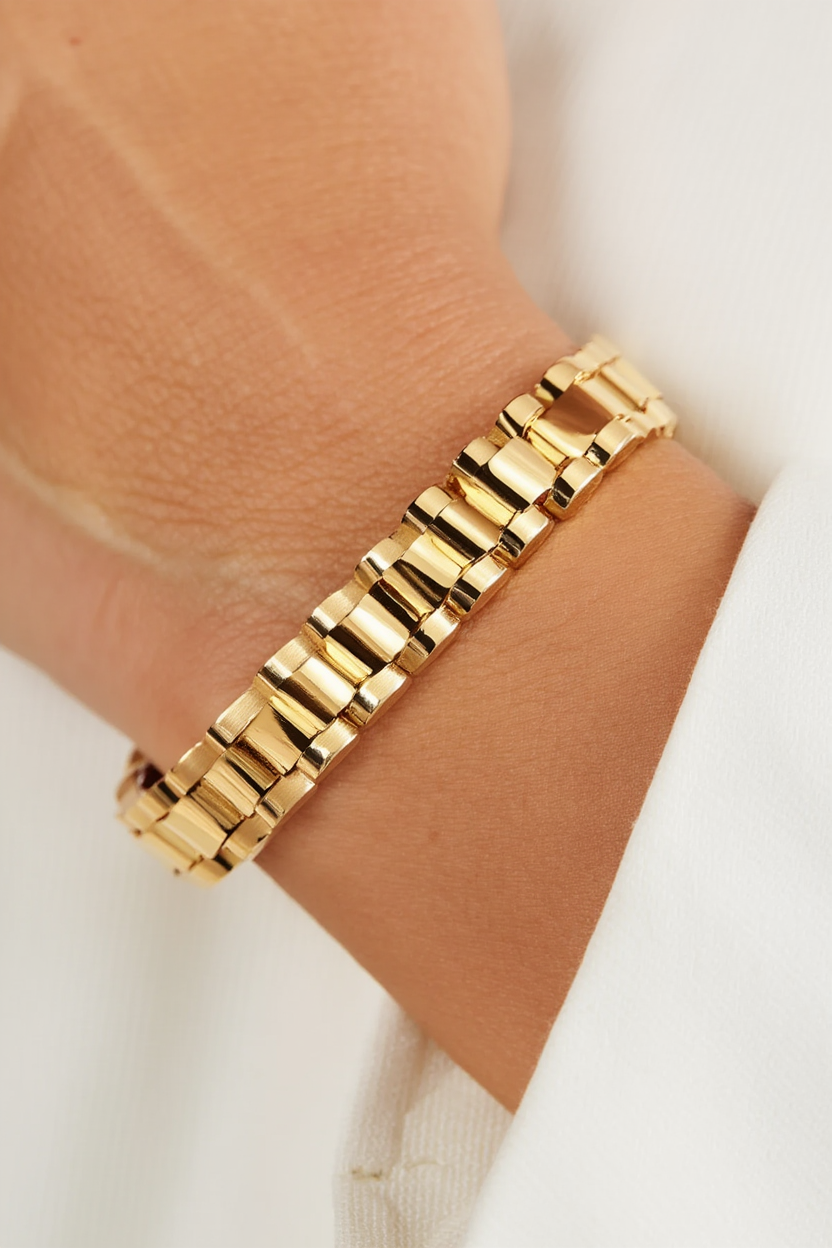 Presidente Bracelet - Gold