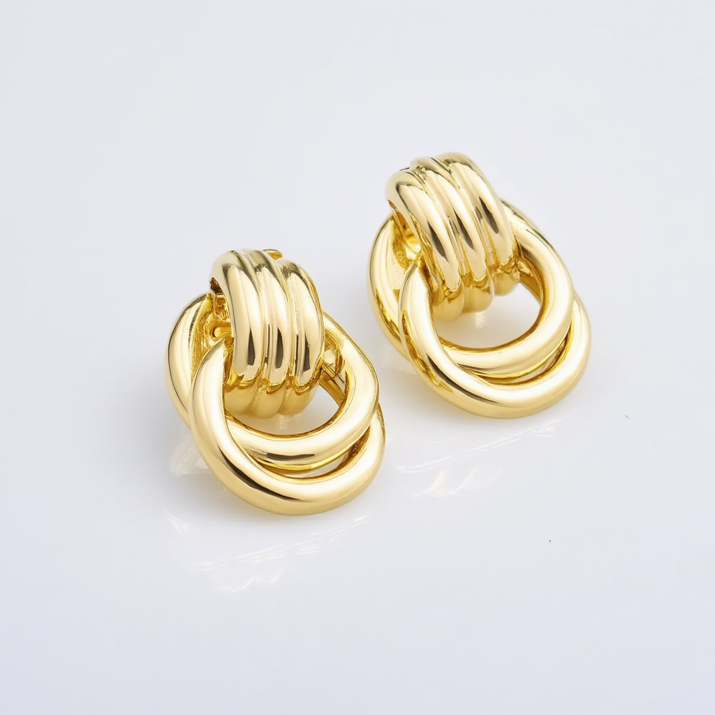 Jacquie Earrings – Gold